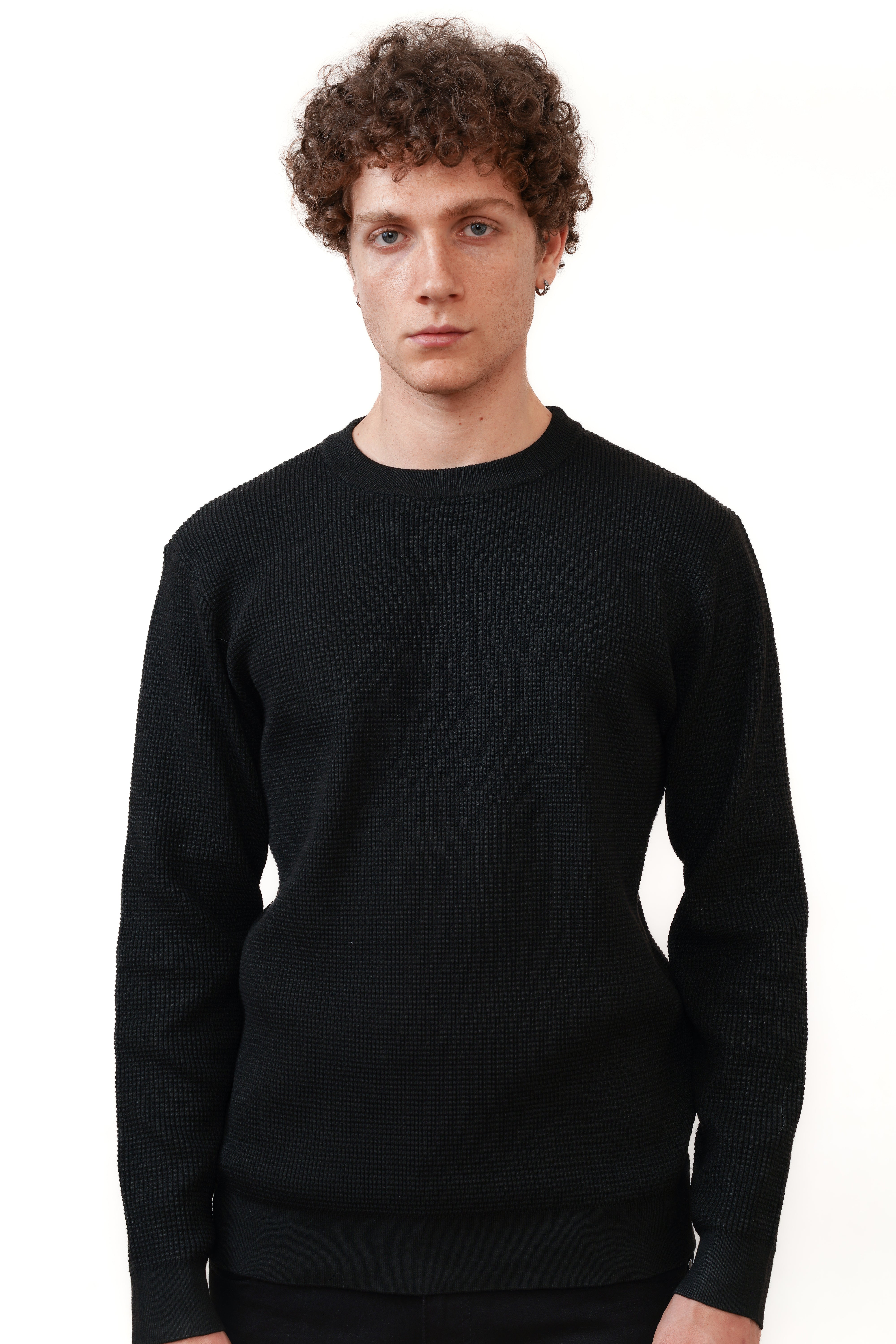 The Saint Crewneck Zwart