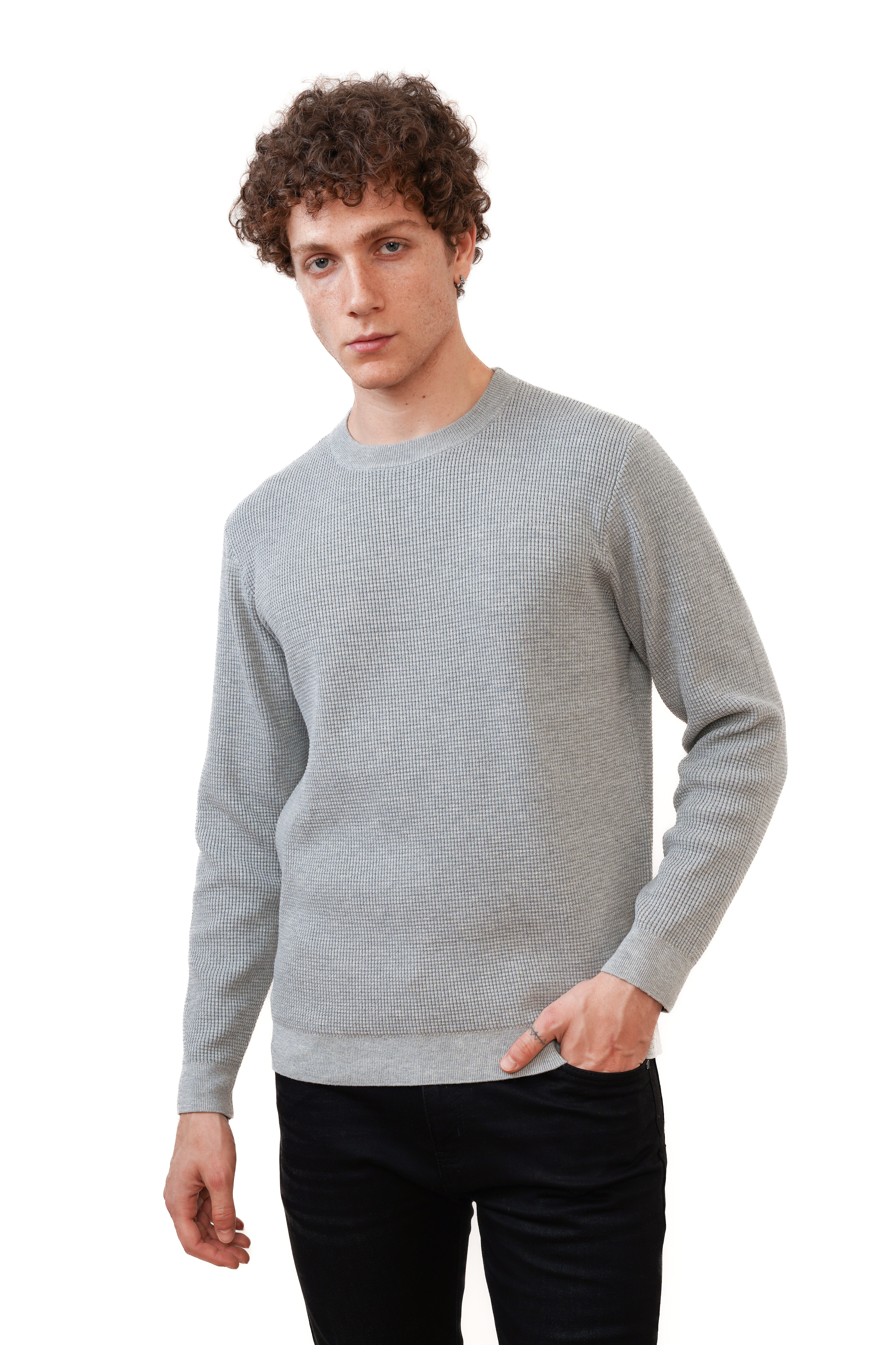 The Saint Crewneck Grijs