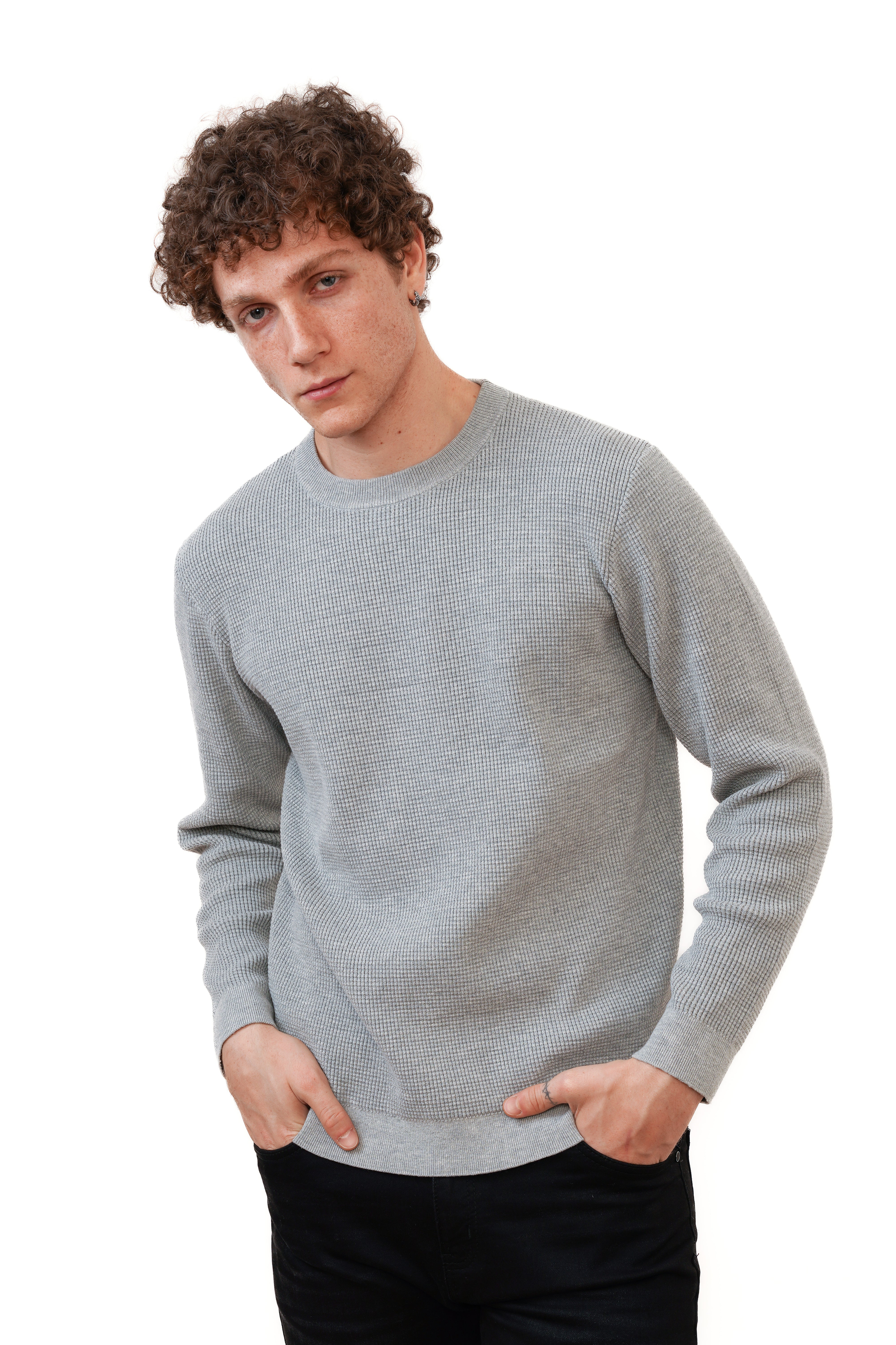 The Saint Crewneck Grijs