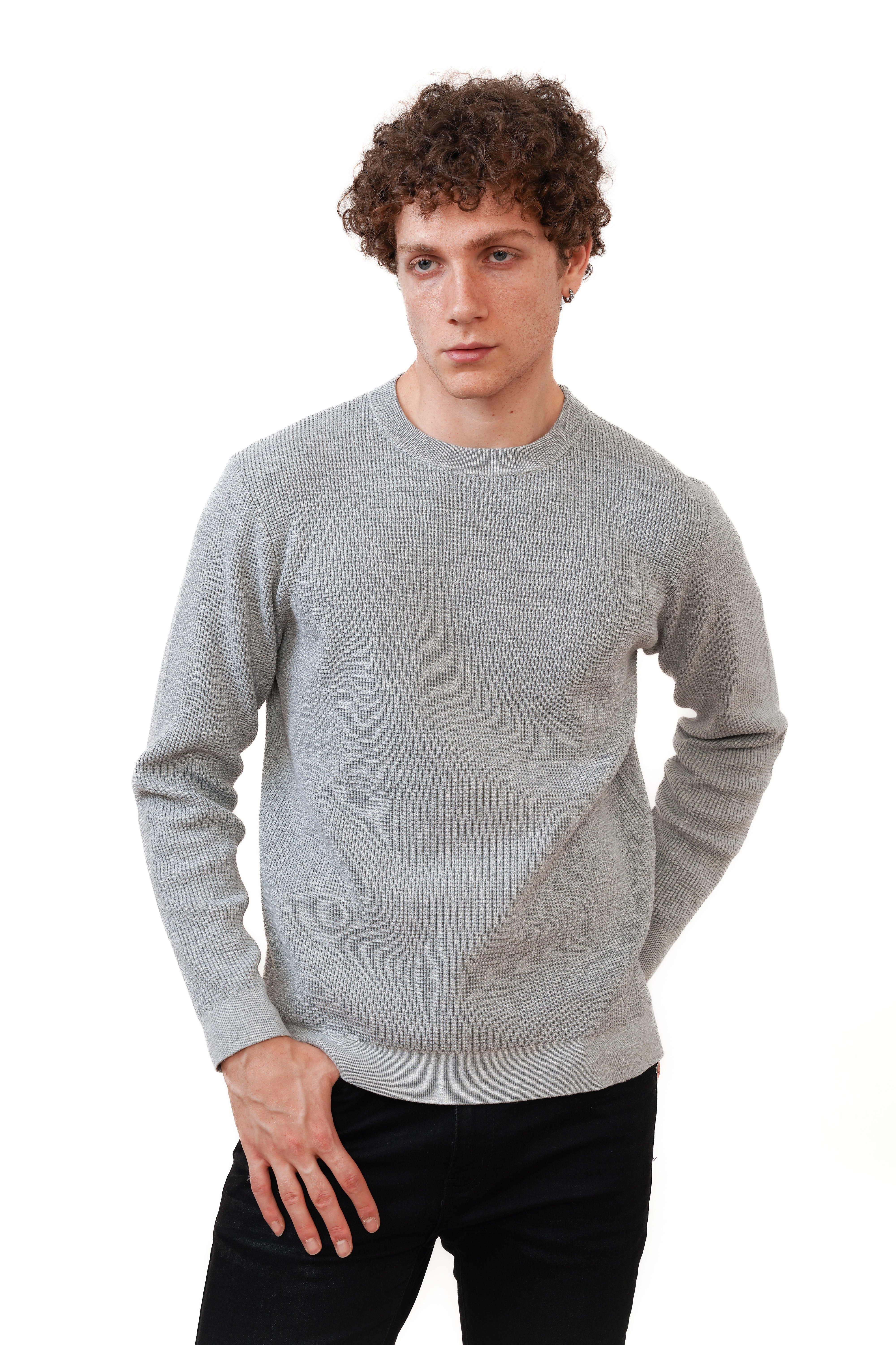 The Saint Crewneck Grijs