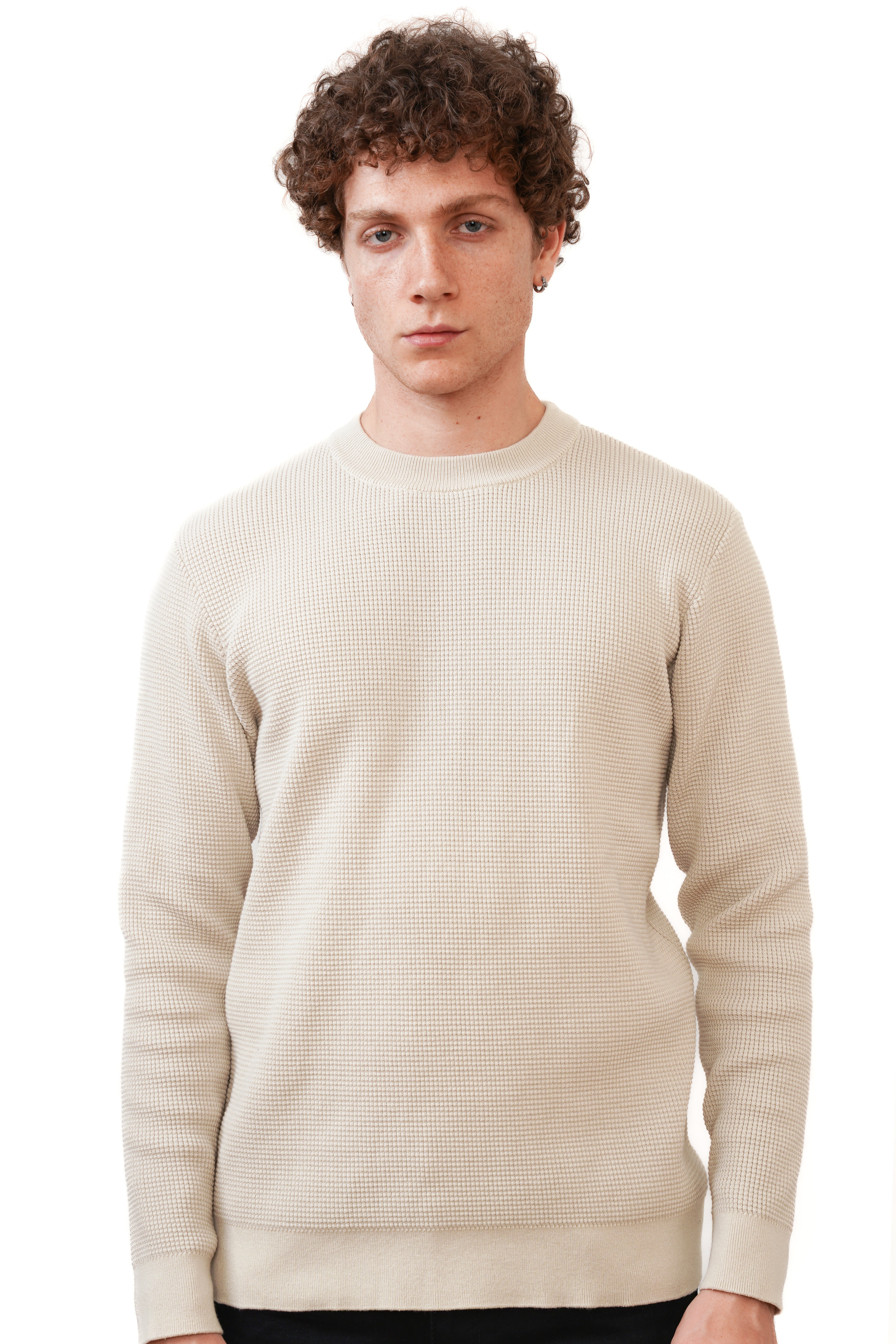 The Saint Crewneck beige