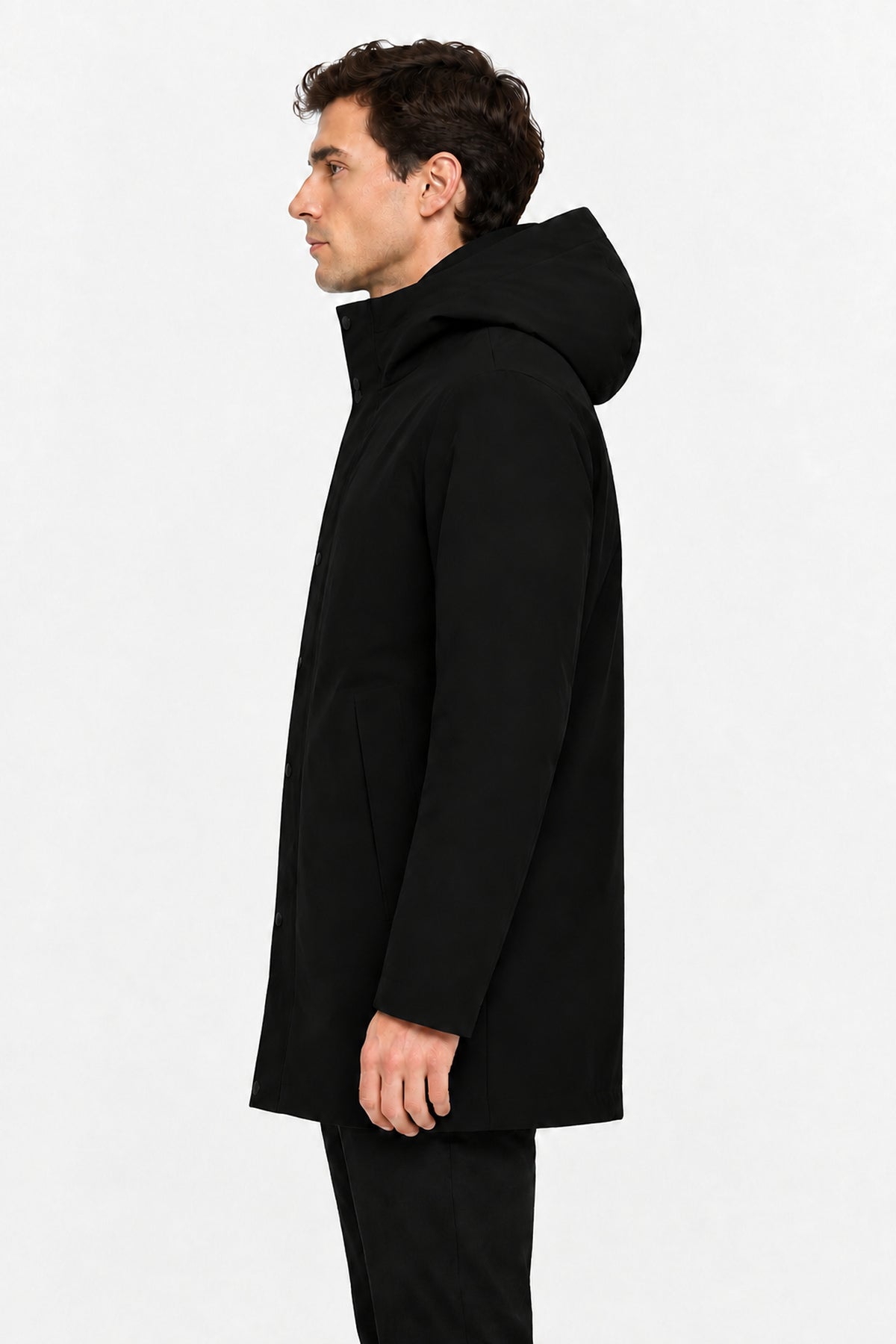 Parka Winterjacke Massimo Schwarz