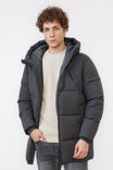 Puffer jacket Valerio Anthracite