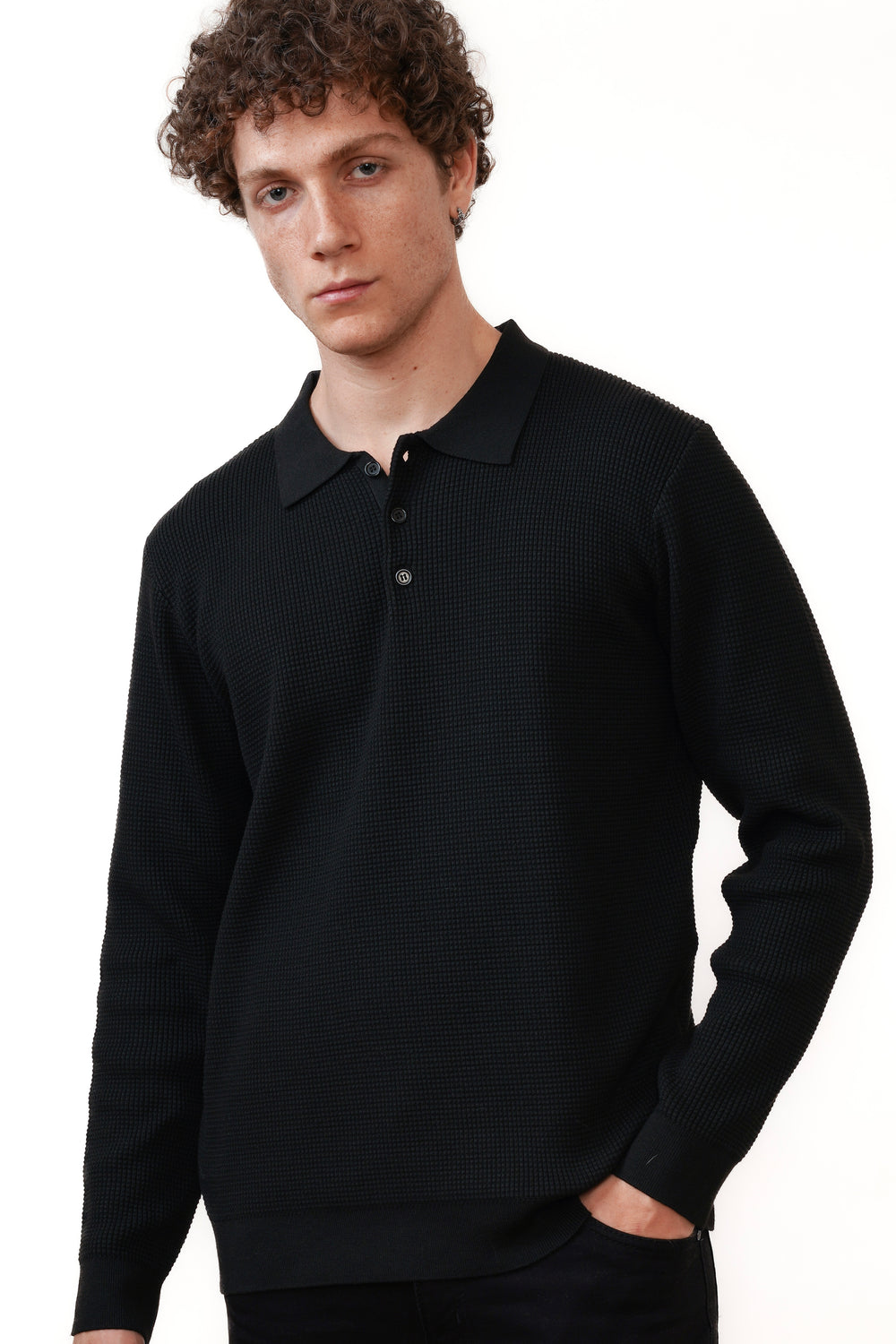 The Caspian Polo Zwart