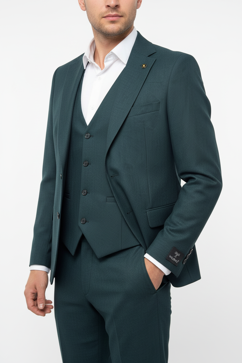 Alverino Driedelig Pak Khaki