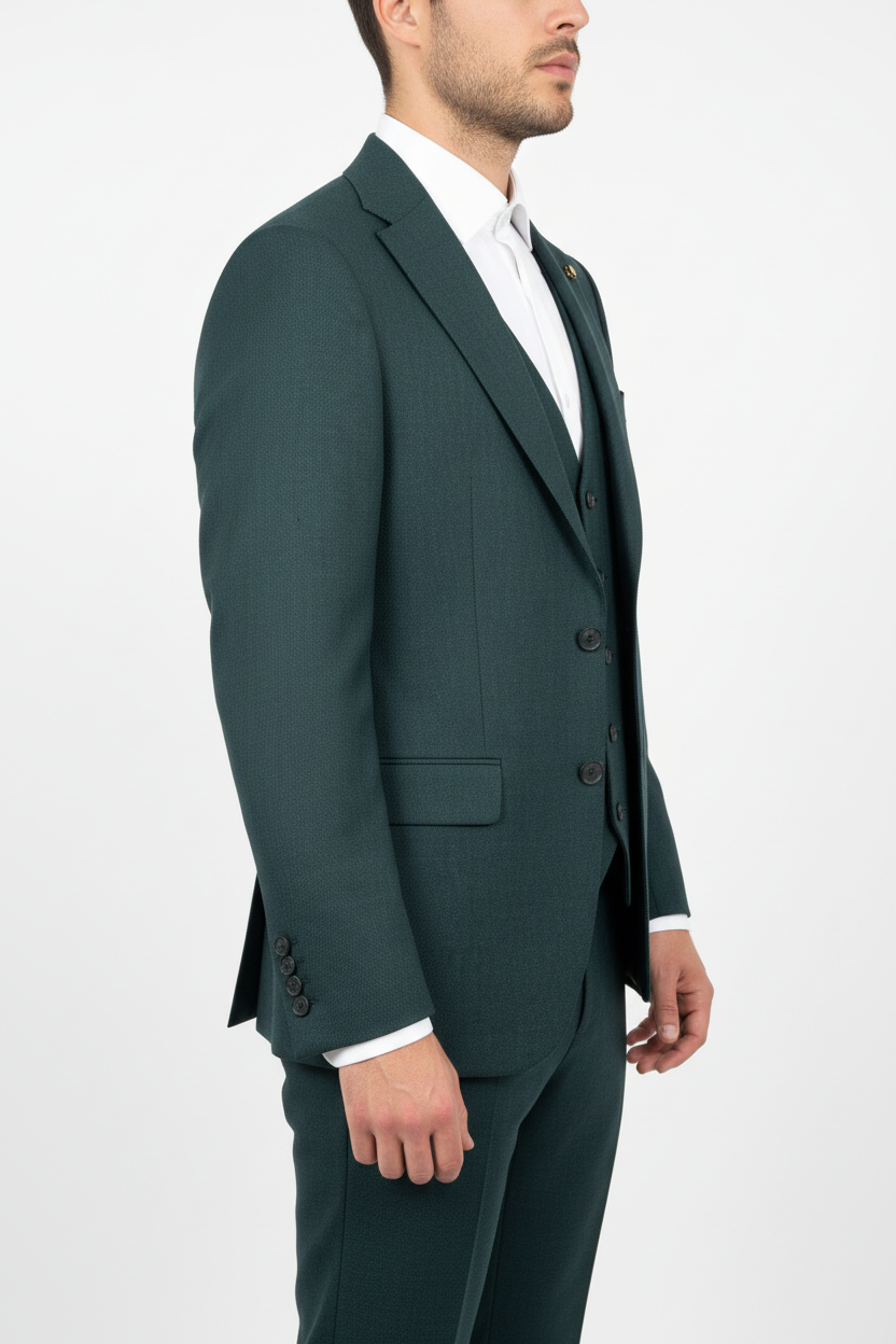 Alverino Driedelig Pak Khaki