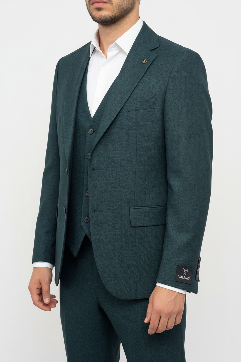 Alverino Driedelig Pak Khaki