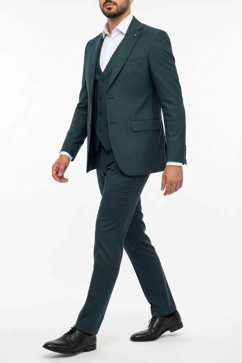 Alverino Driedelig Pak Khaki