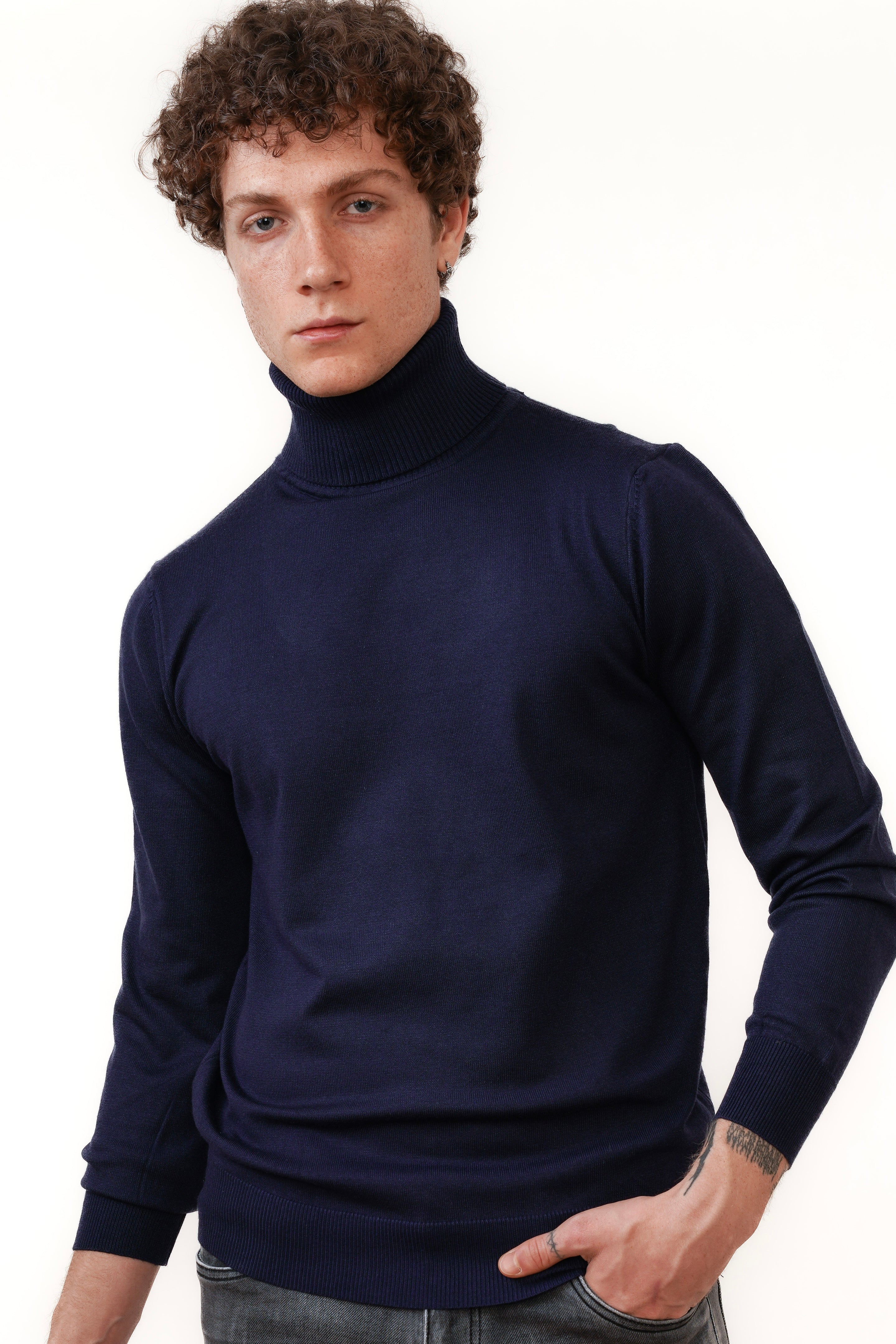 Valenci Turtleneck Navy
