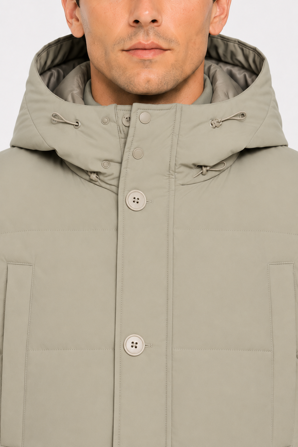 Pufferjas  Salvatore Beige