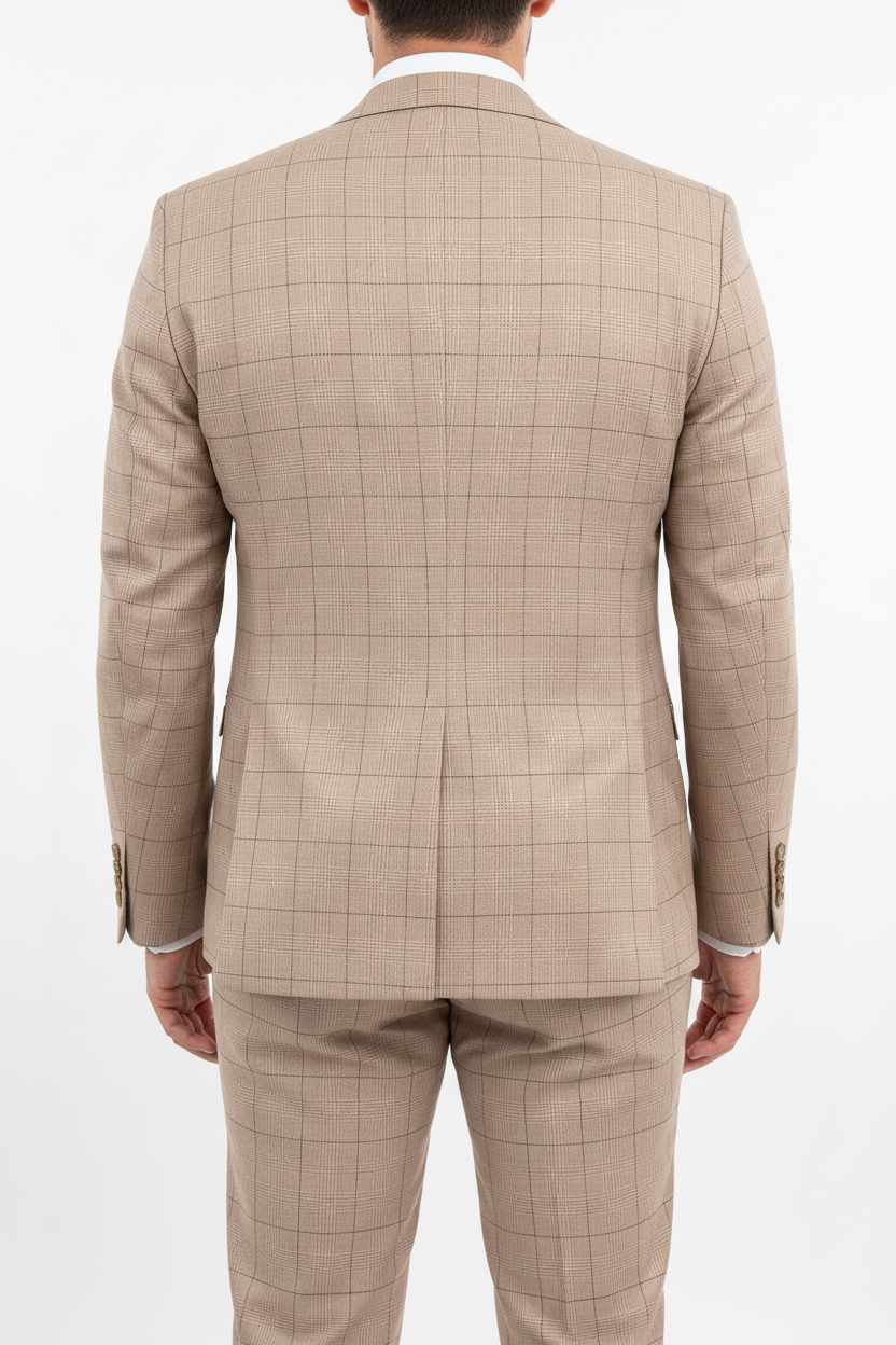 Napoli Three-Piece Suit Sand