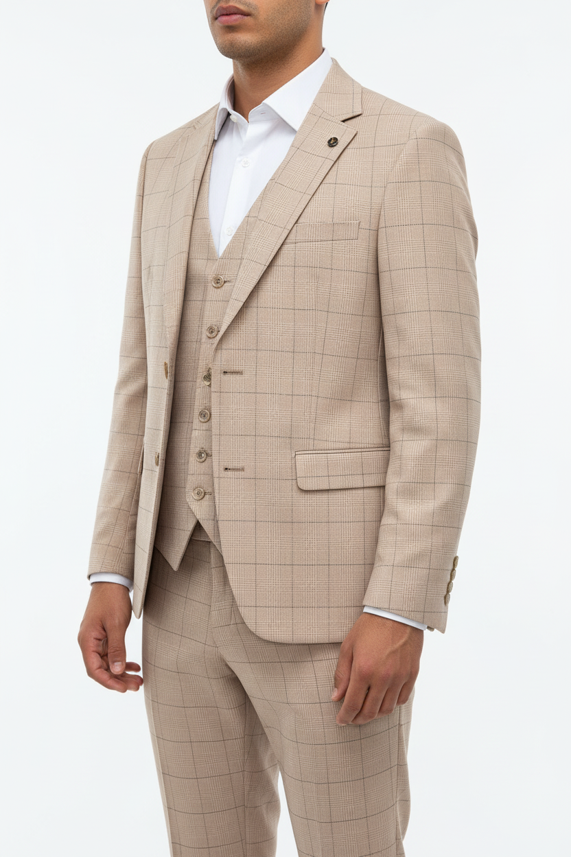 Napoli Driedelig Pak  Zand