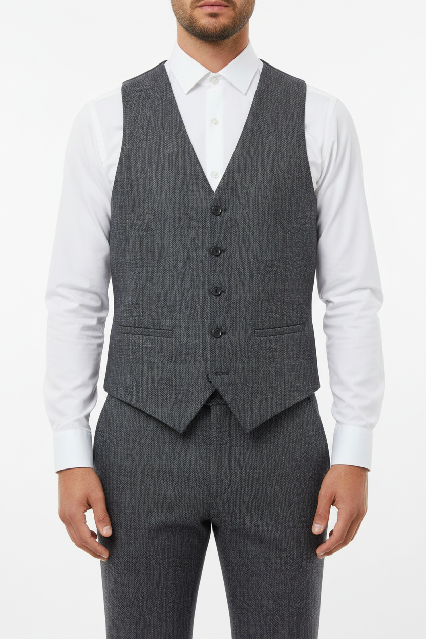 Raffaele Driedelig Pak Antraciet