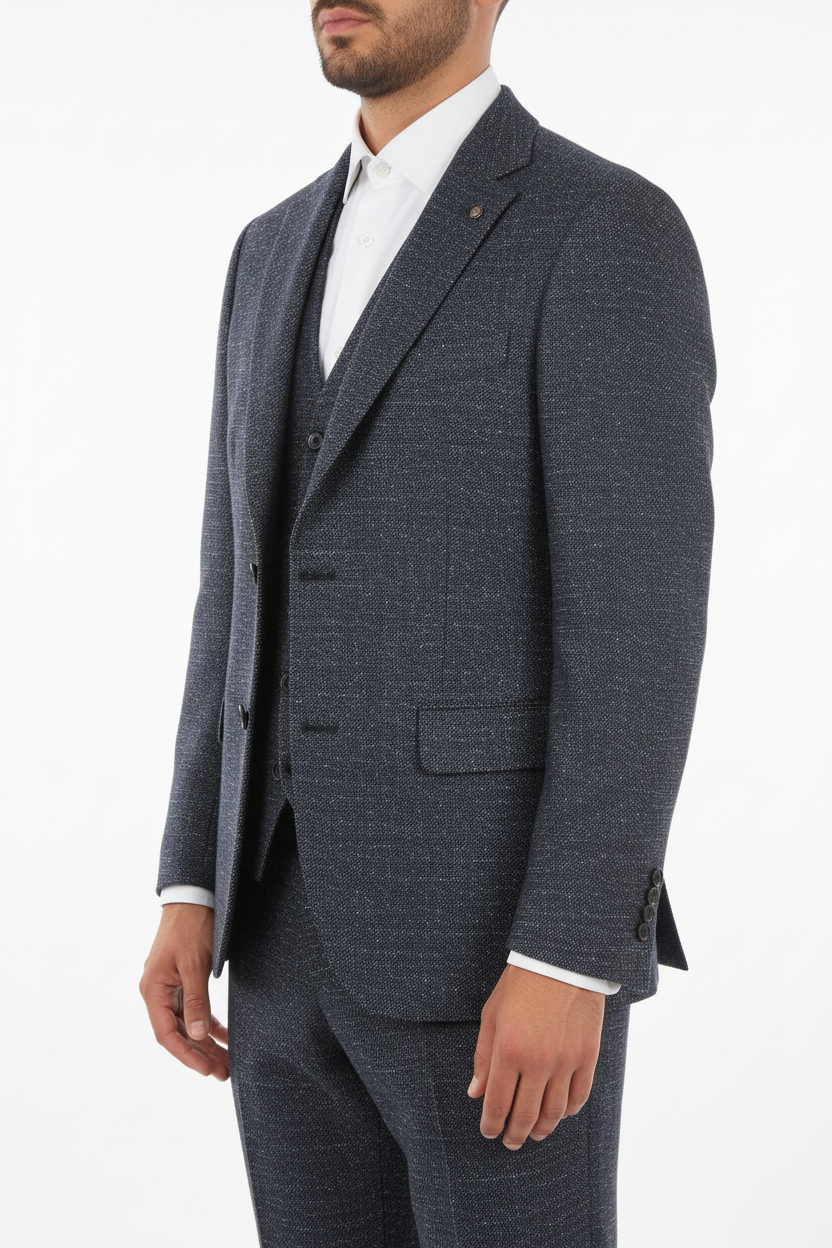 Traje Raffaele 3 Piezas Azul Marino