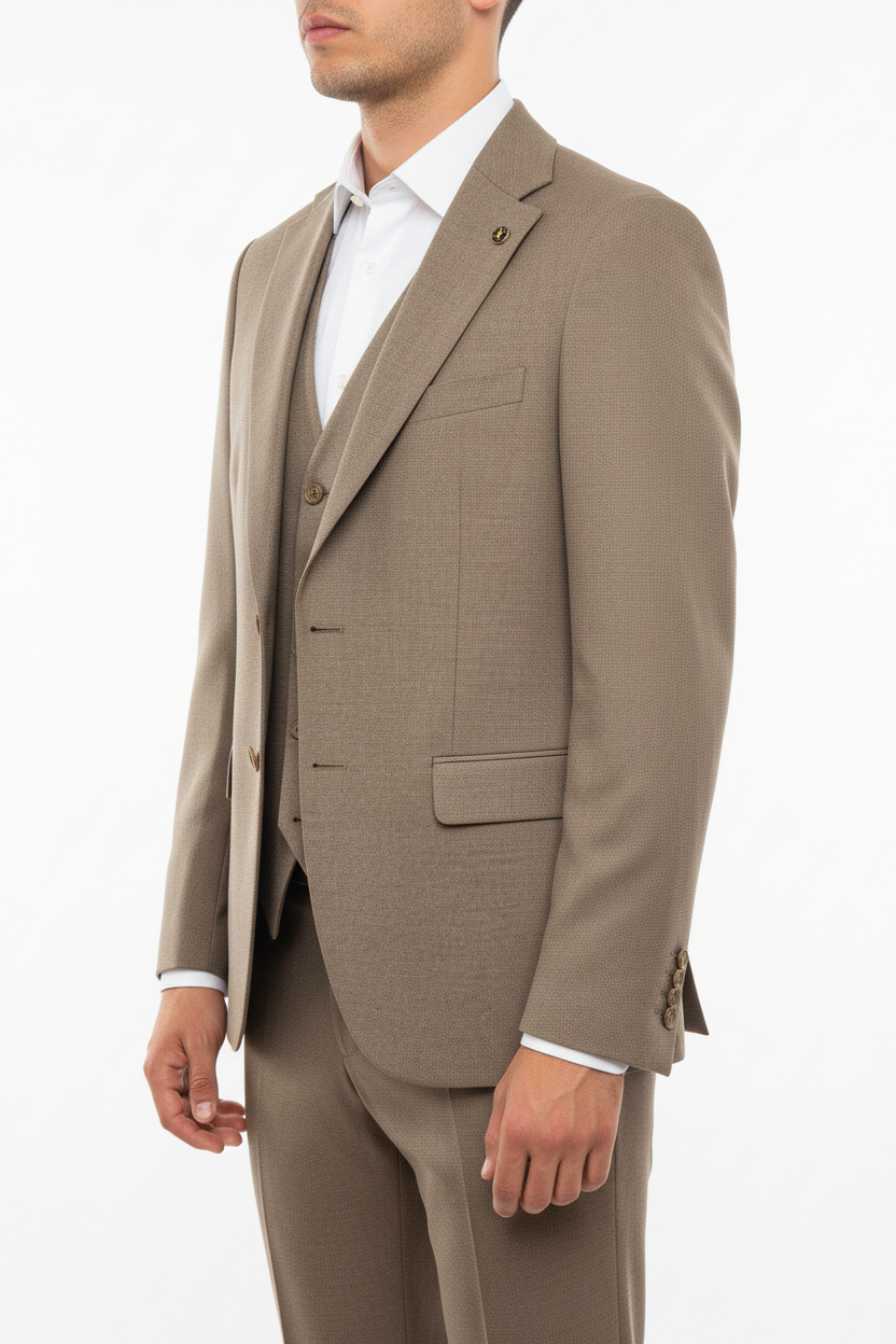 Sartoria Driedelig Pak taupe