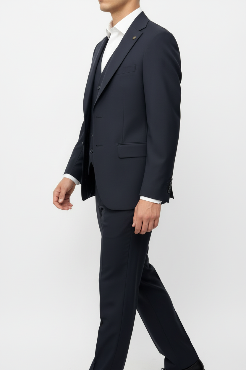 Lorenzo Driedelig Pak Navy