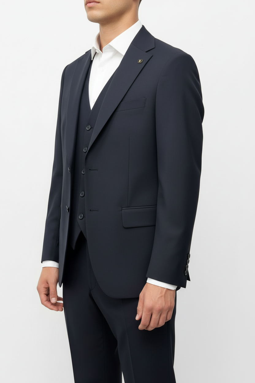 Lorenzo Driedelig Pak Navy