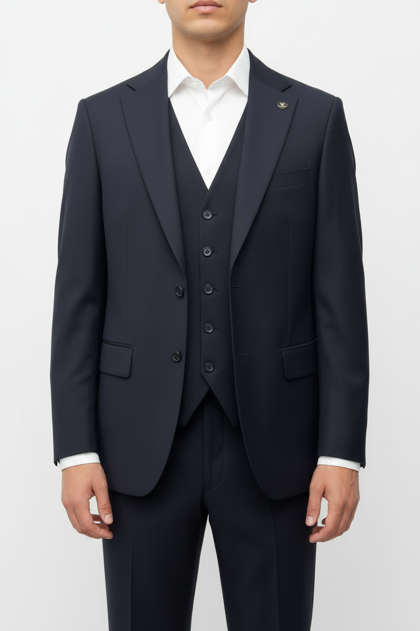 Lorenzo Driedelig Pak Navy