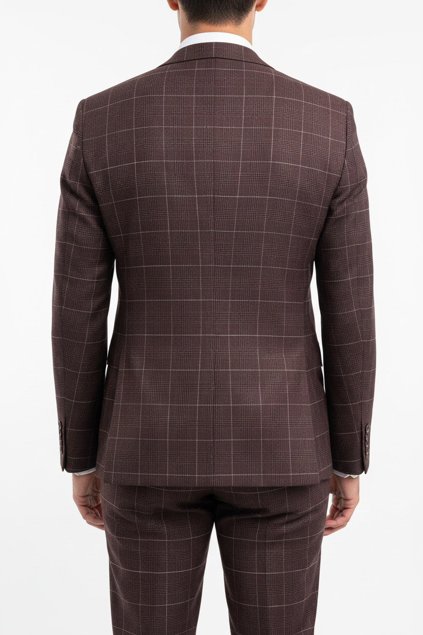 Napoli Driedelig Pak Bordeaux