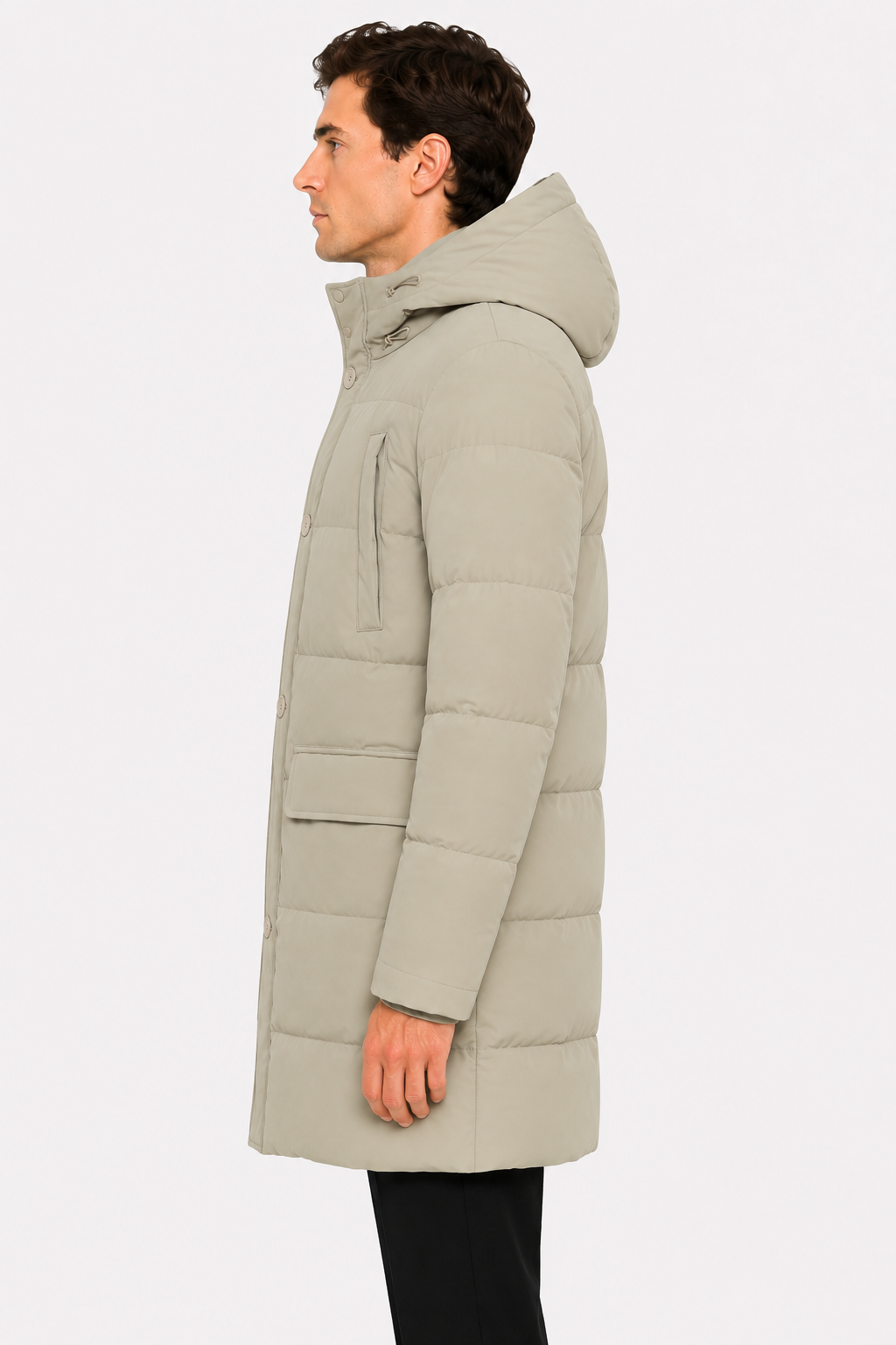 Pufferjas  Salvatore Beige