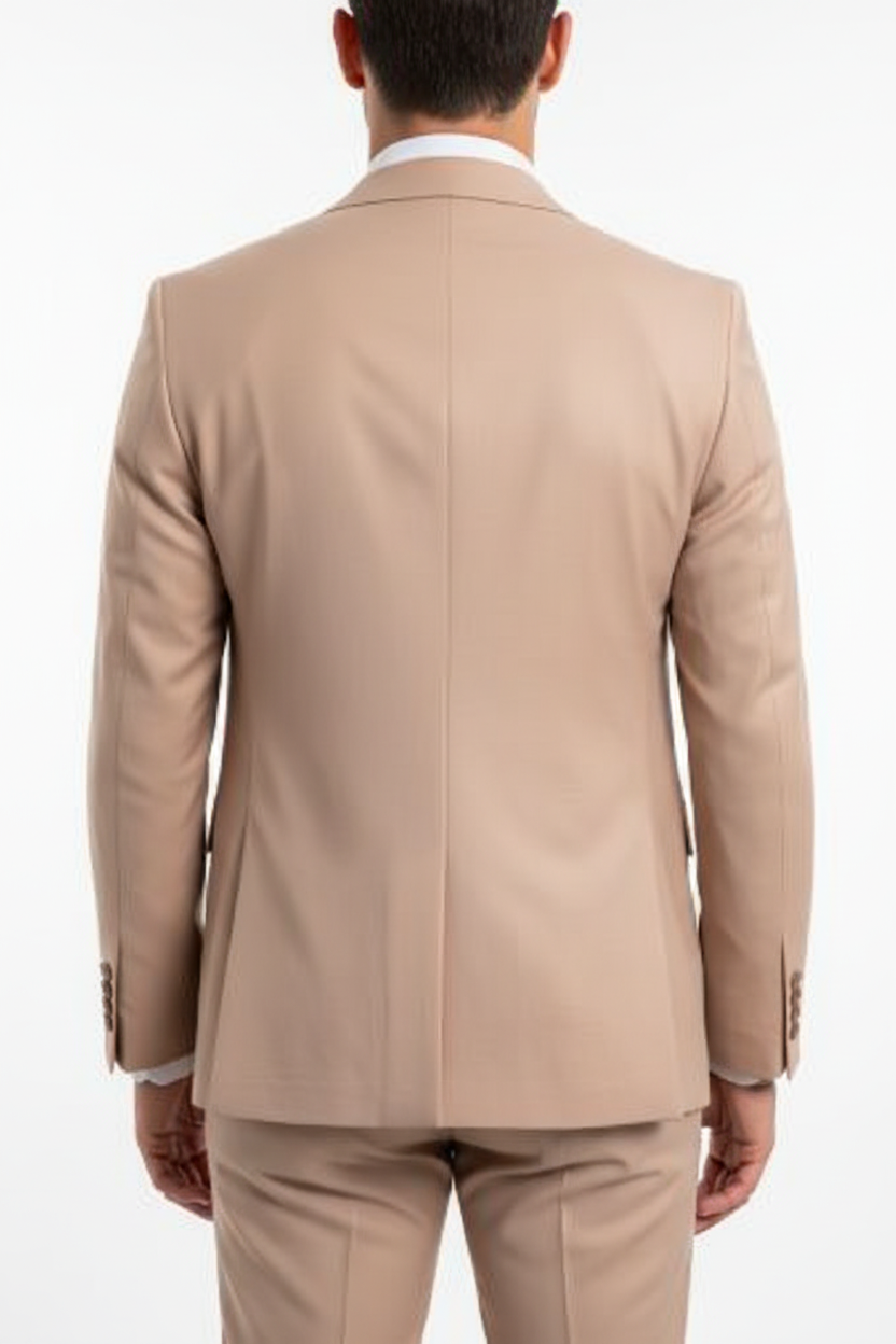 Monaco Double Breasted Suit Salmon