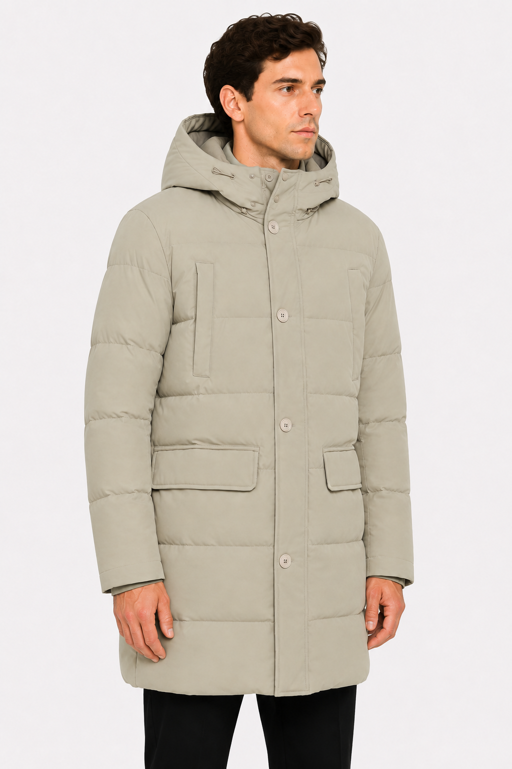 Pufferjas  Salvatore Beige