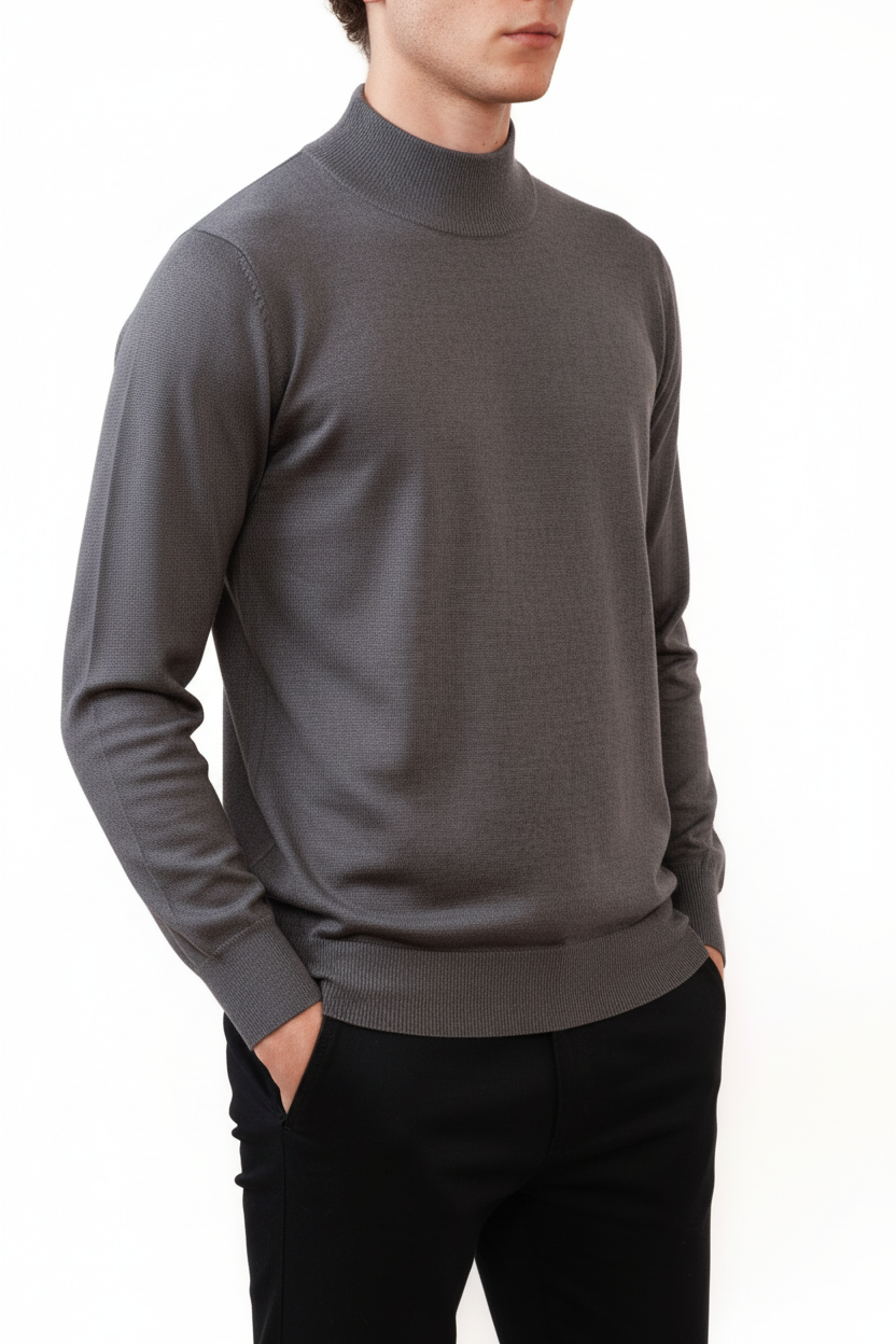 Rollkragenpullover Valenci Anthrazit