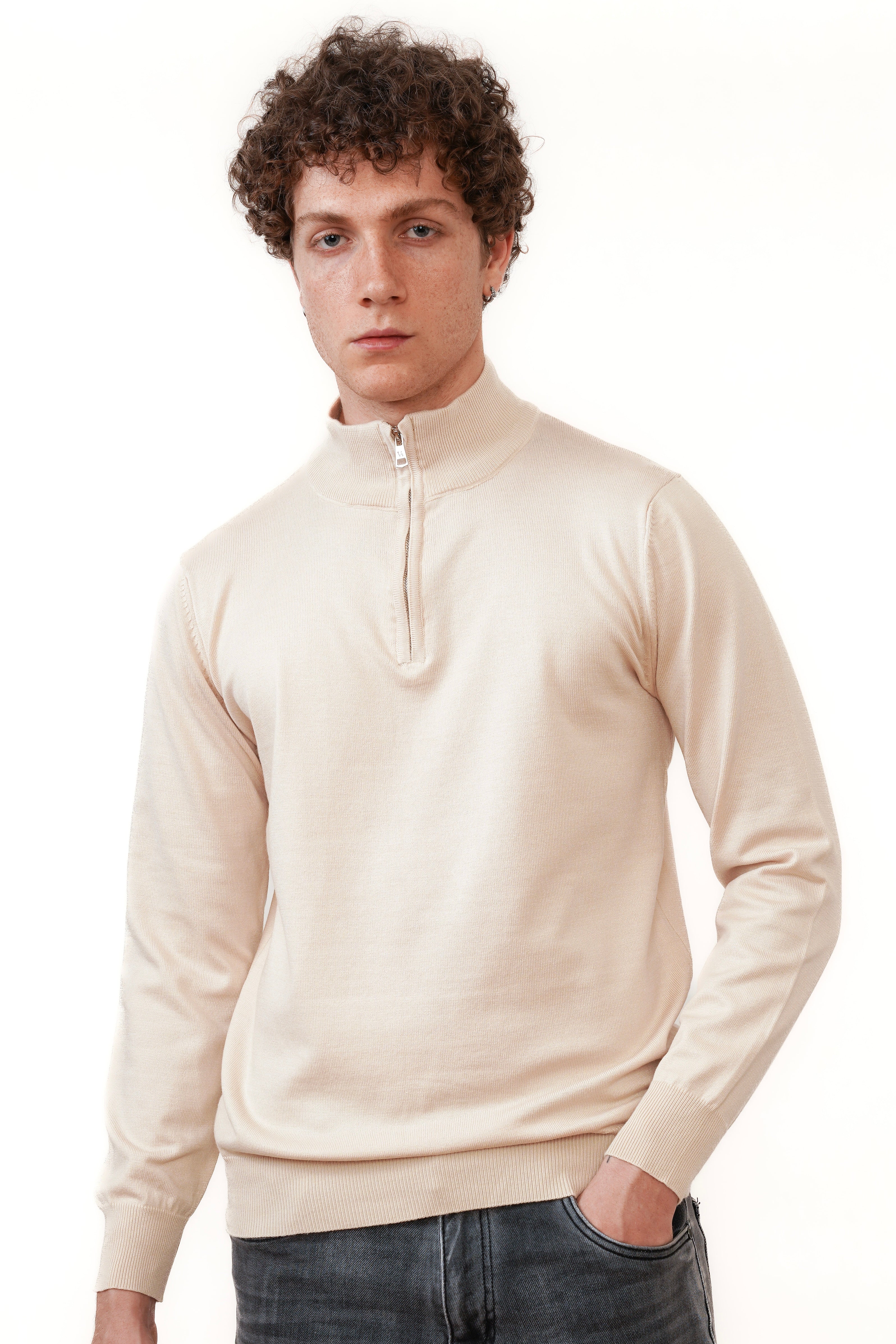 Mezza cerniera Valenci Beige