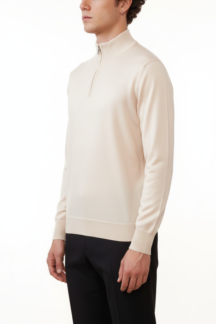 Valenci Halfzip Beige