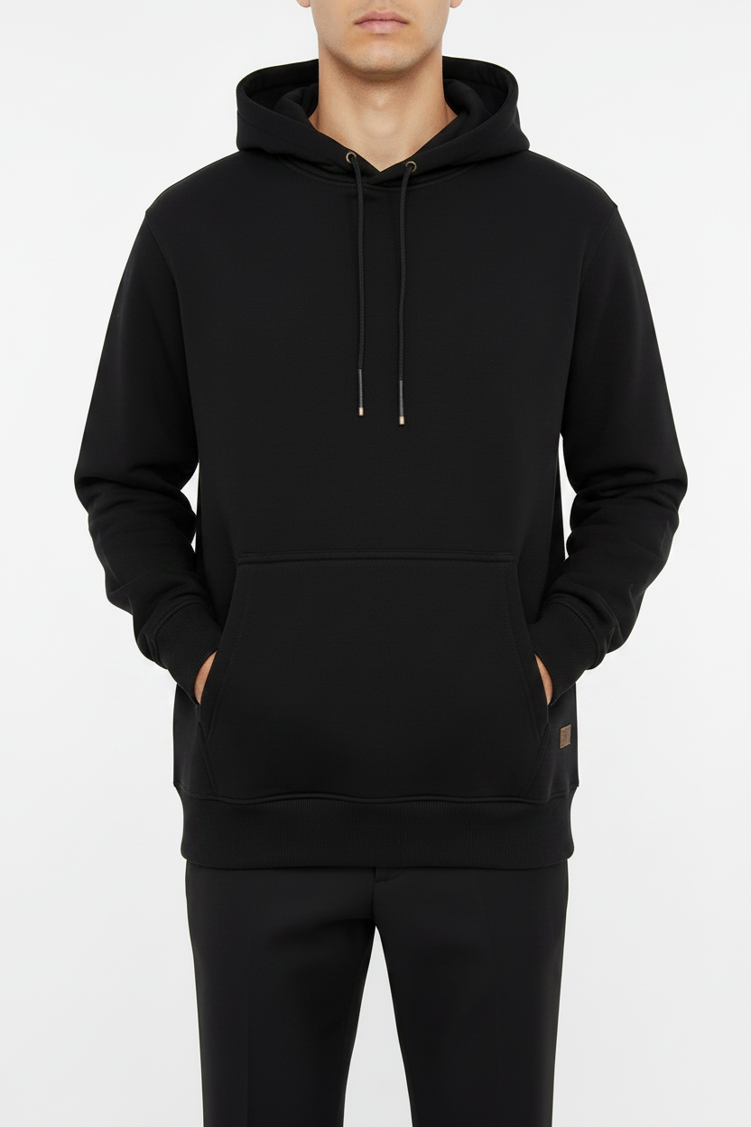 Felpa con cappuccio Arya nera