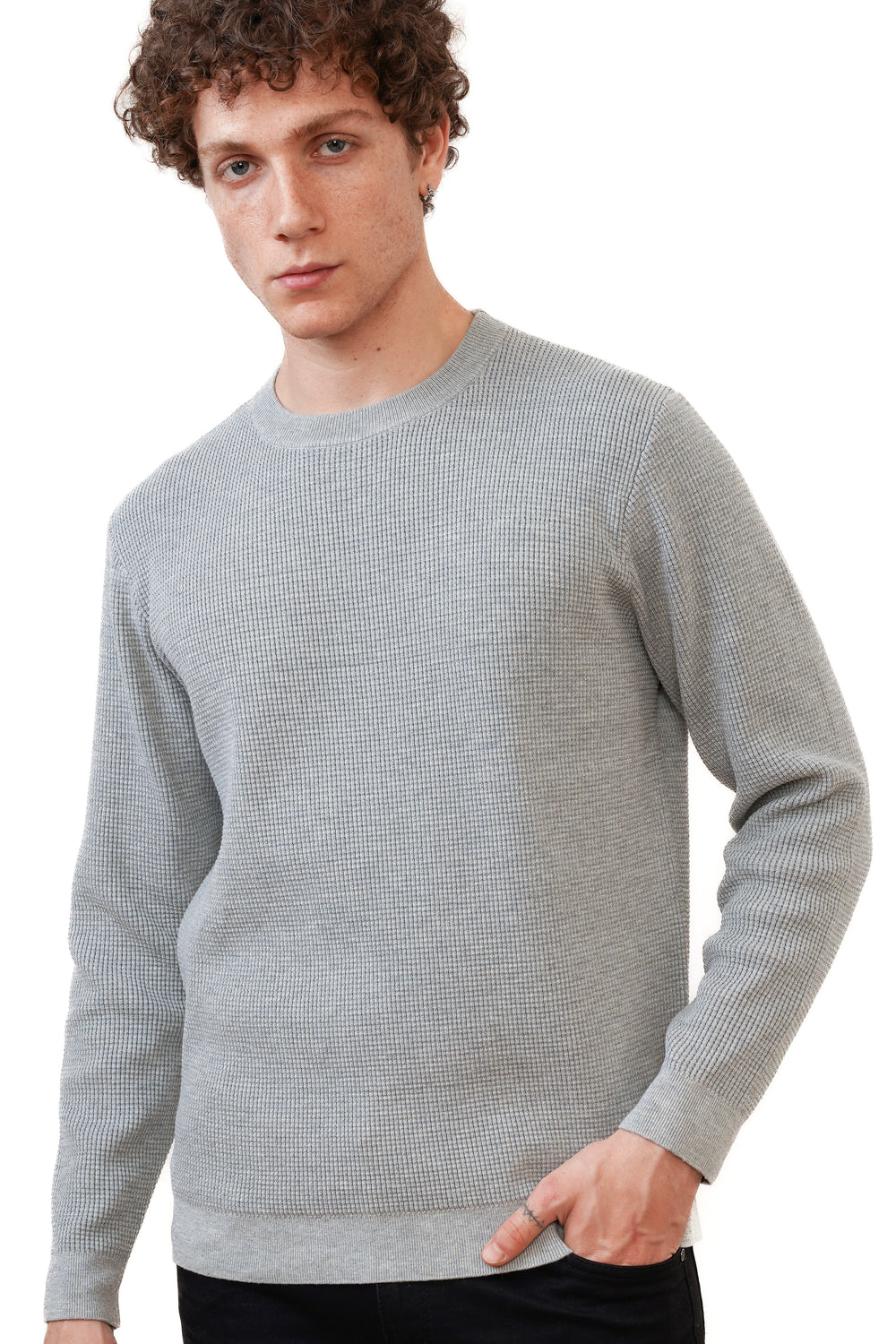 The Caspian Crewneck Grijs