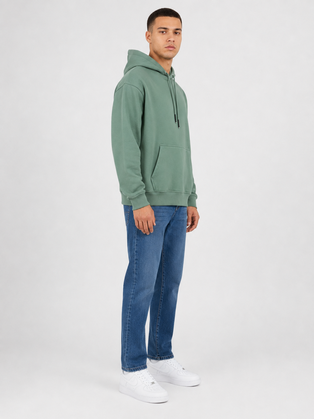 Daily Set Hoodie Mint Groen & Donker Blauw