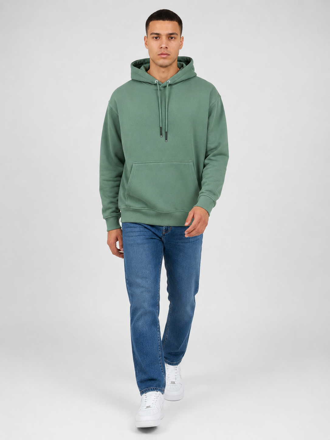 Daily Set Hoodie Mint Groen & Donker Blauw