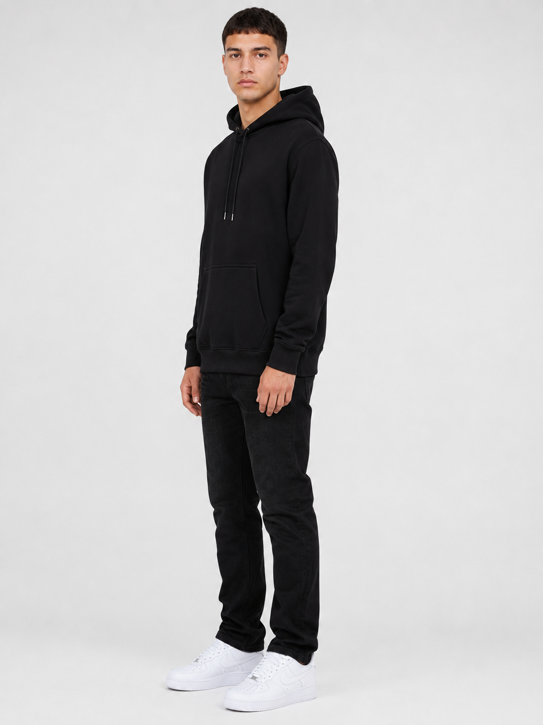 Daily Set Hoodie Zwart  & Zwart