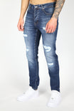 The Ripped Jeans Blauw