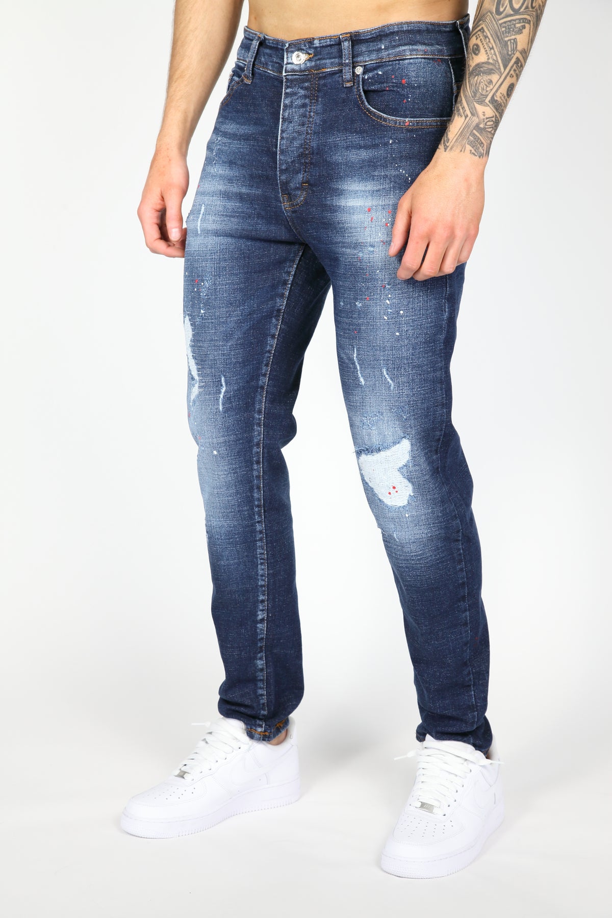 The Ripped Jeans Navy