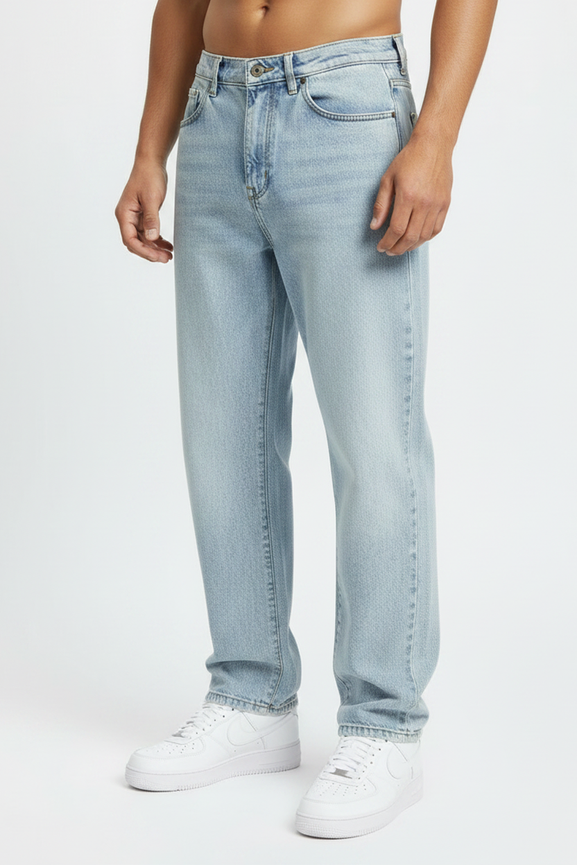 Capo Loose Fit Jeans Licht Blauw