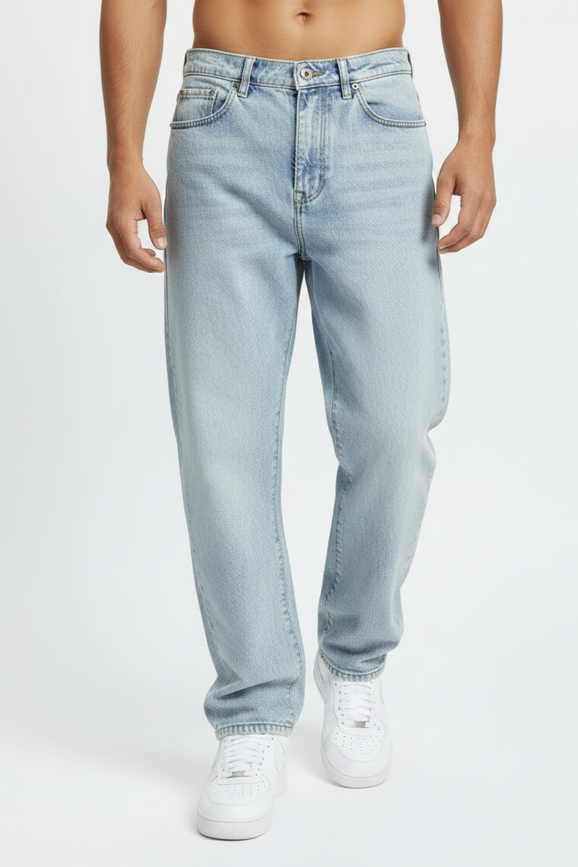 Capo Loose Fit Jeans Hellblau