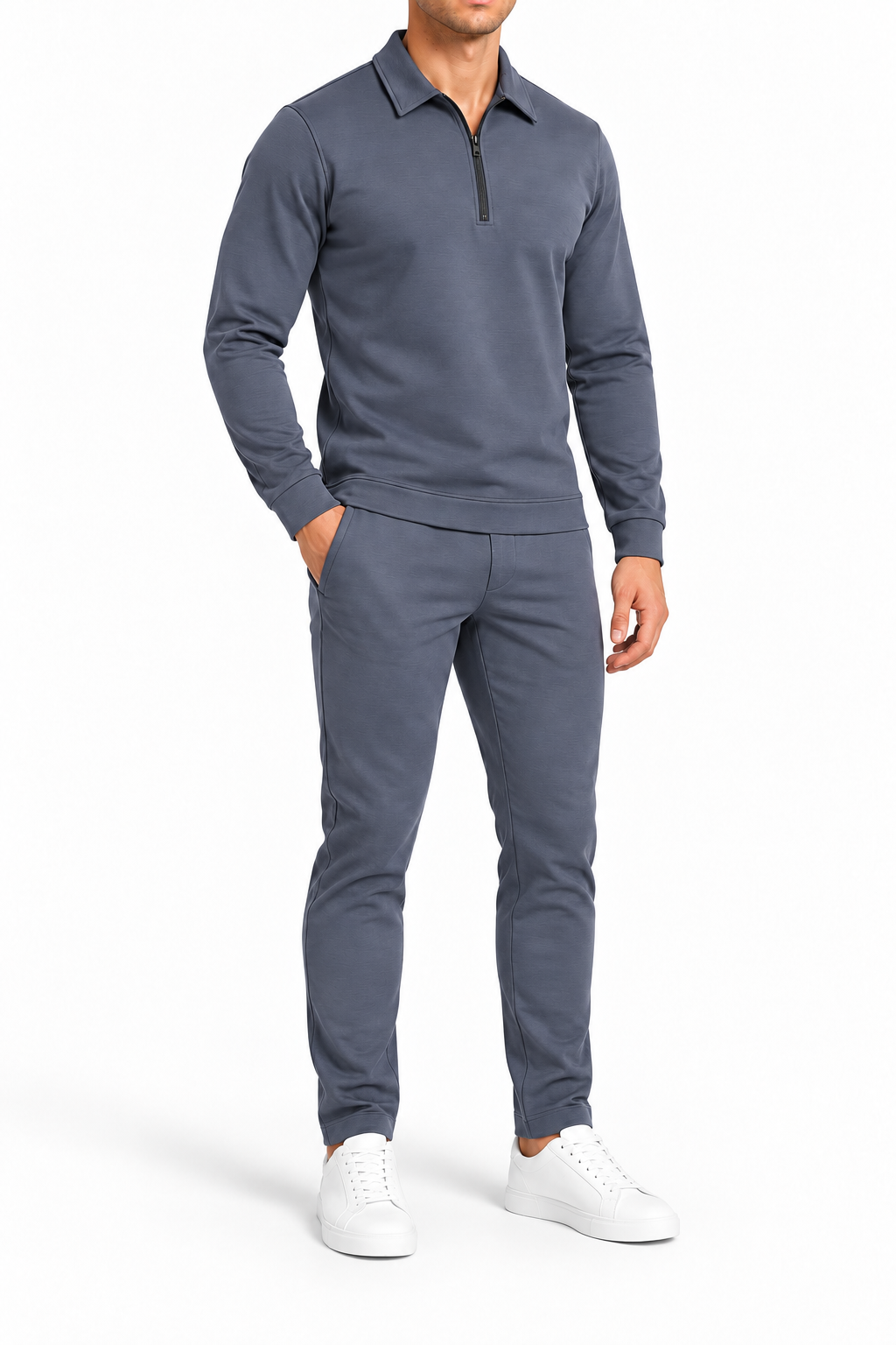 Montreux Half-Zip Winter Set Antraciet