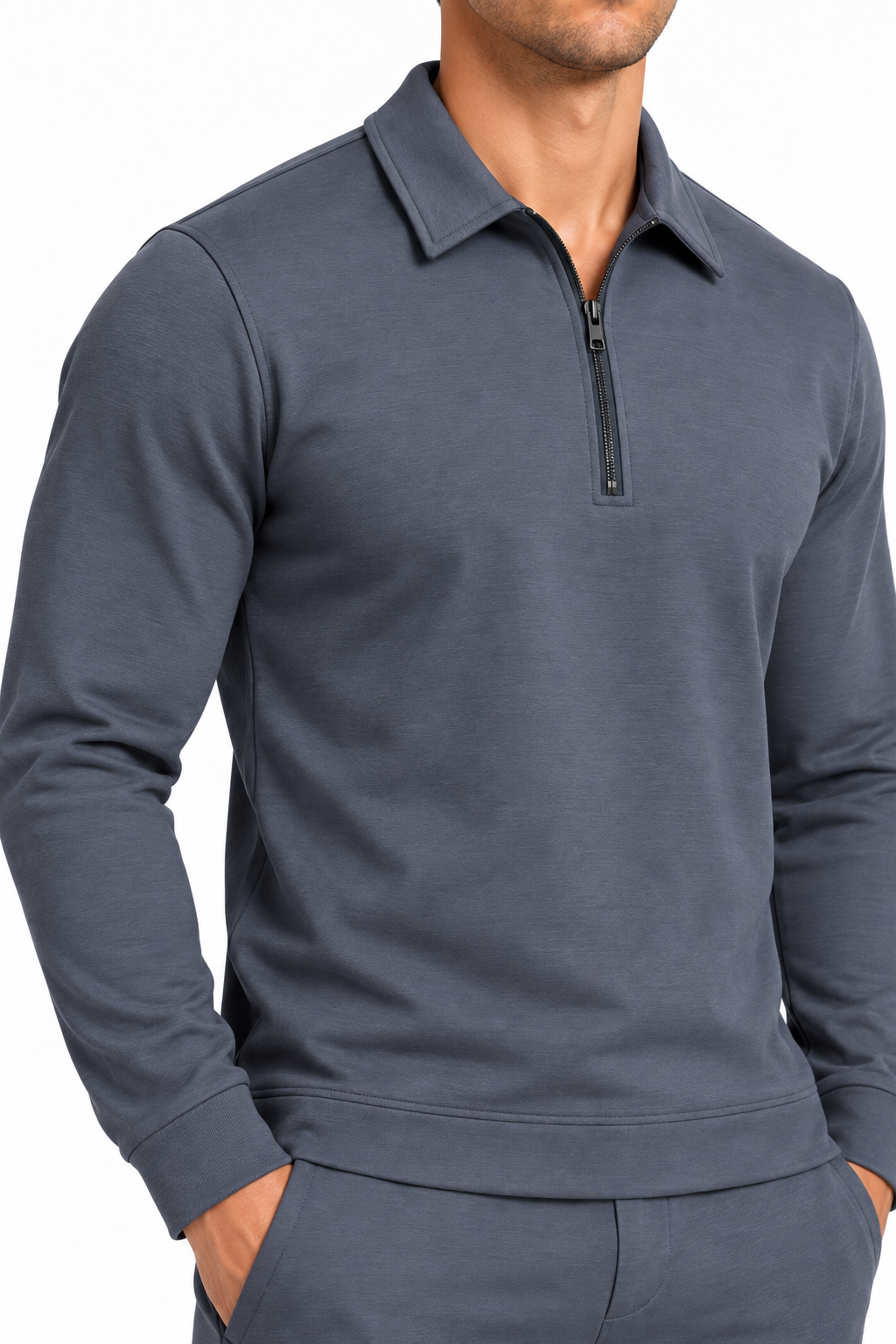 Montreux Half-Zip Winter Set Antraciet