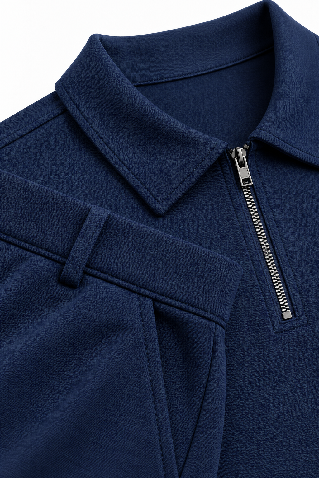 Montreux Half-Zip Winter Set Navy