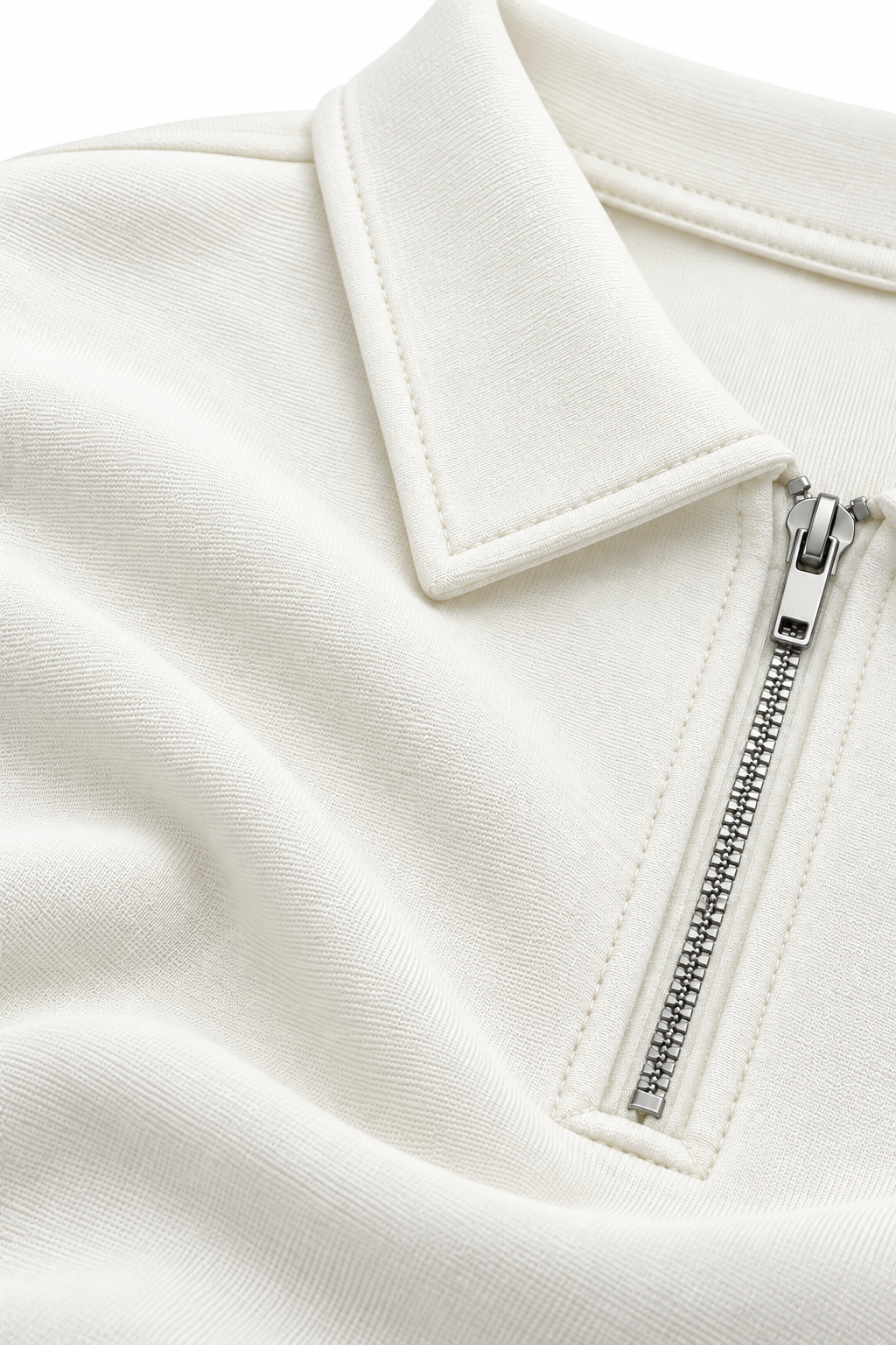 Montreux Half-Zip Winter Set Off White