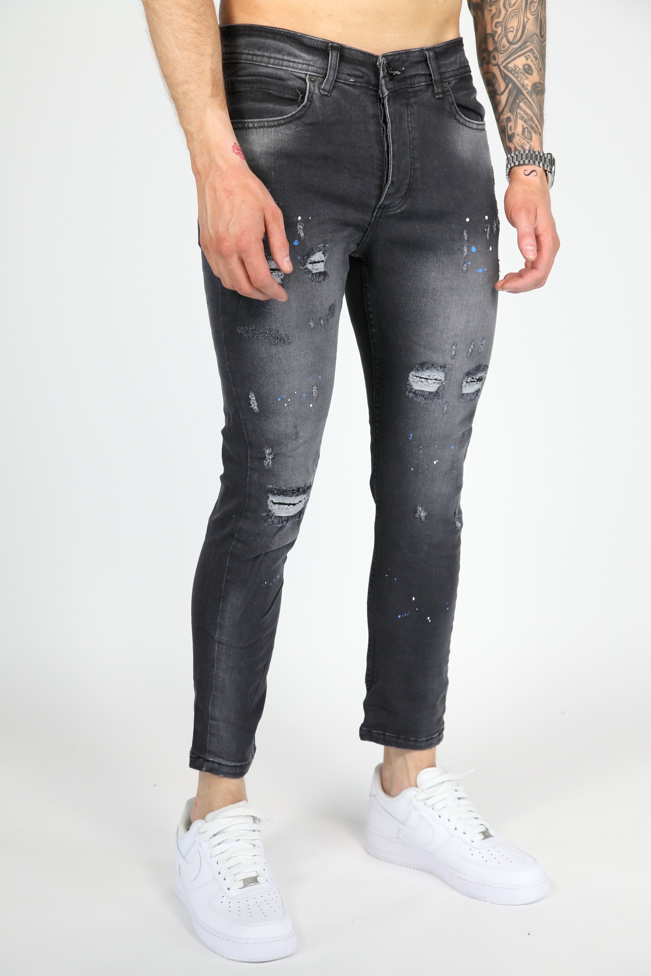 The Urban Slash Skinny Jeans Anthracite