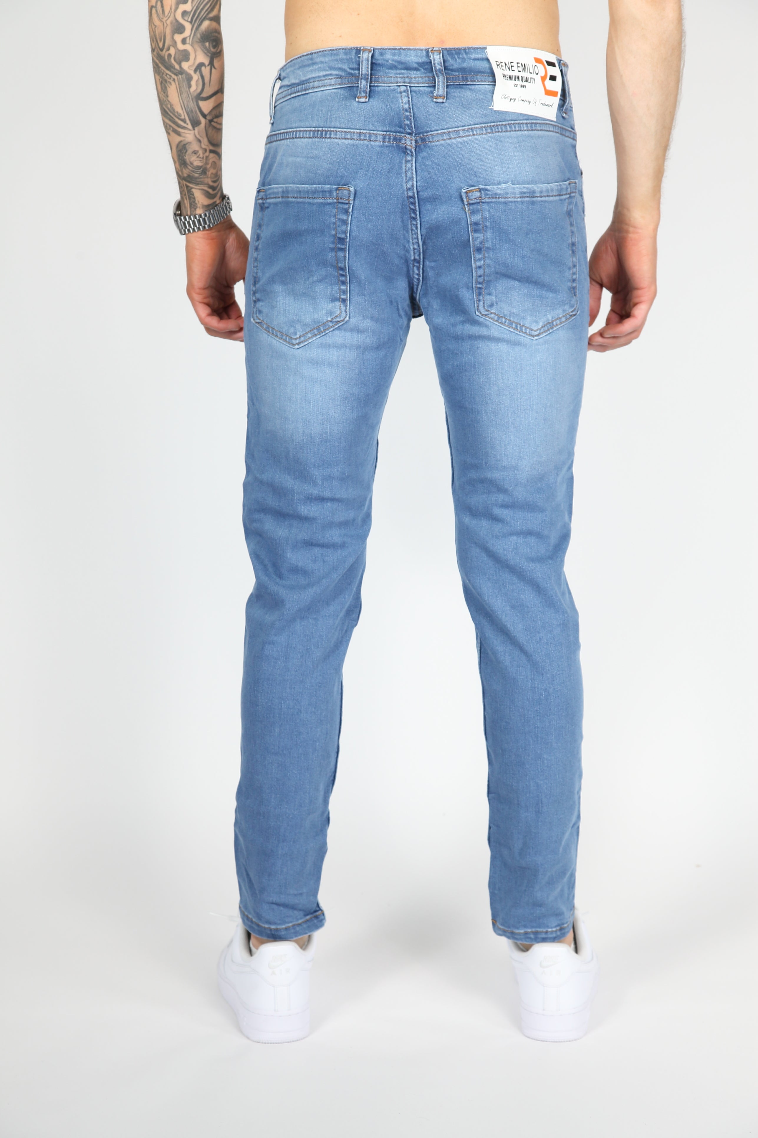 The Urban Slash Skinny Jeans Blue