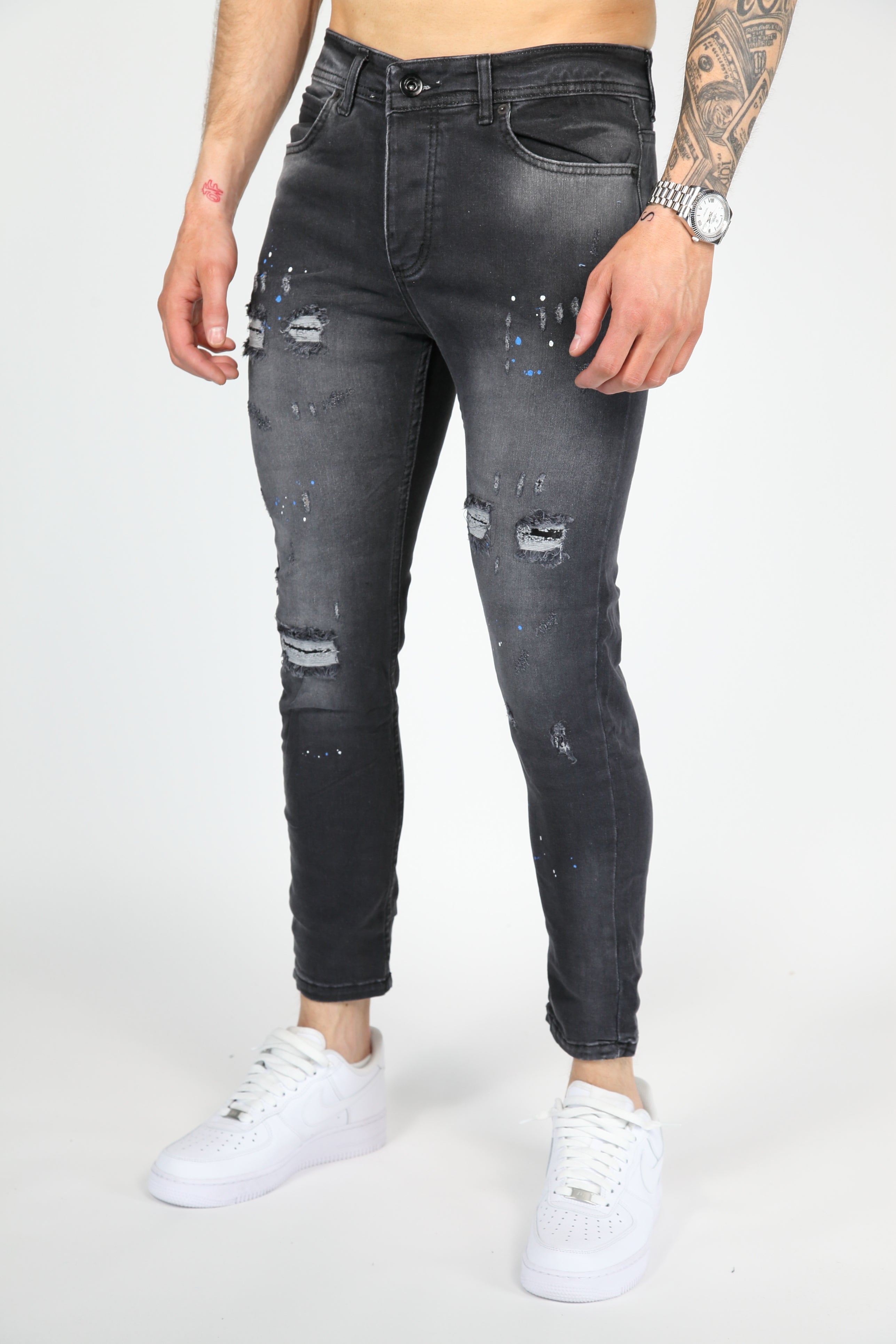 The Urban Slash Skinny Jeans Anthracite
