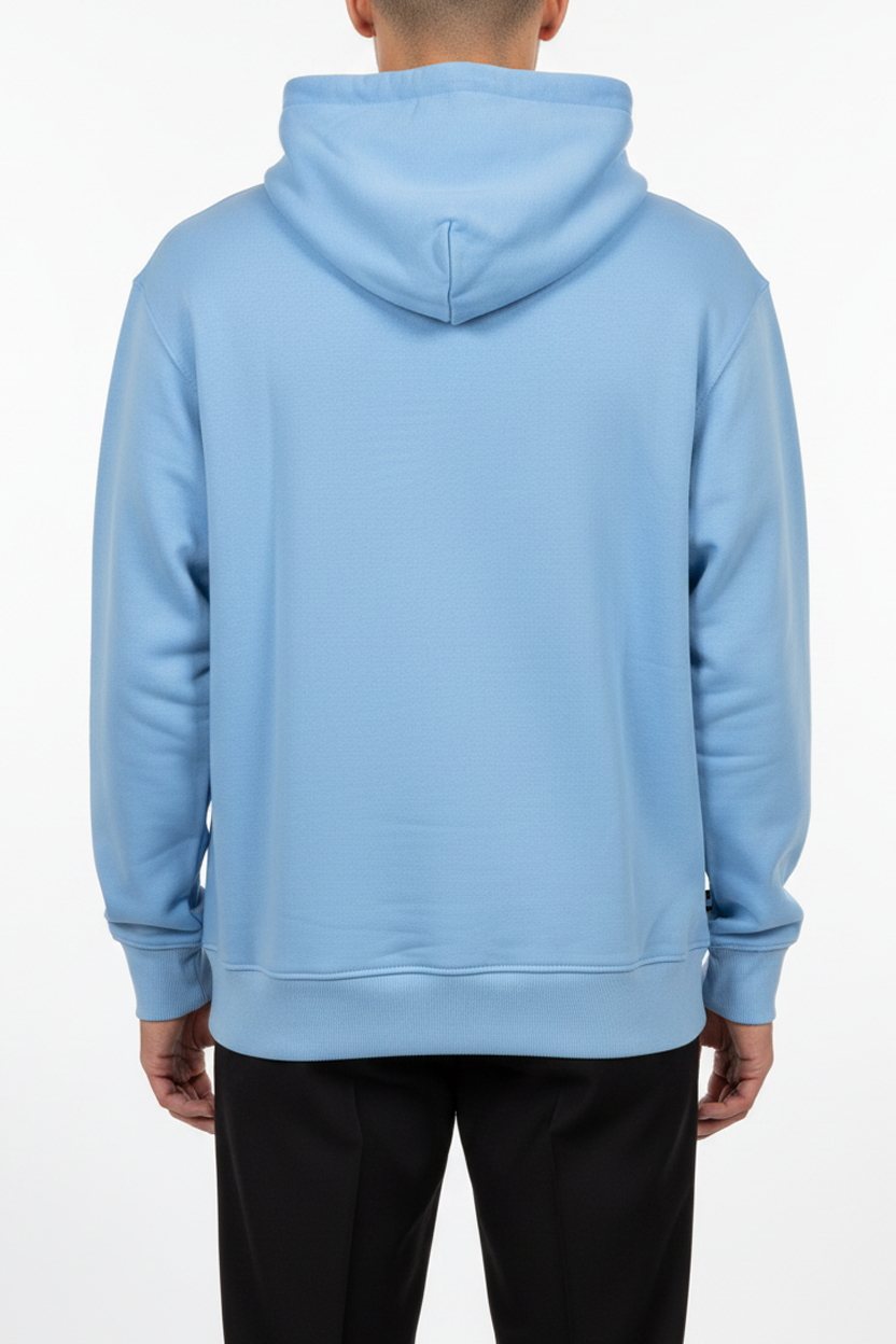 Felpa con cappuccio Arya celeste