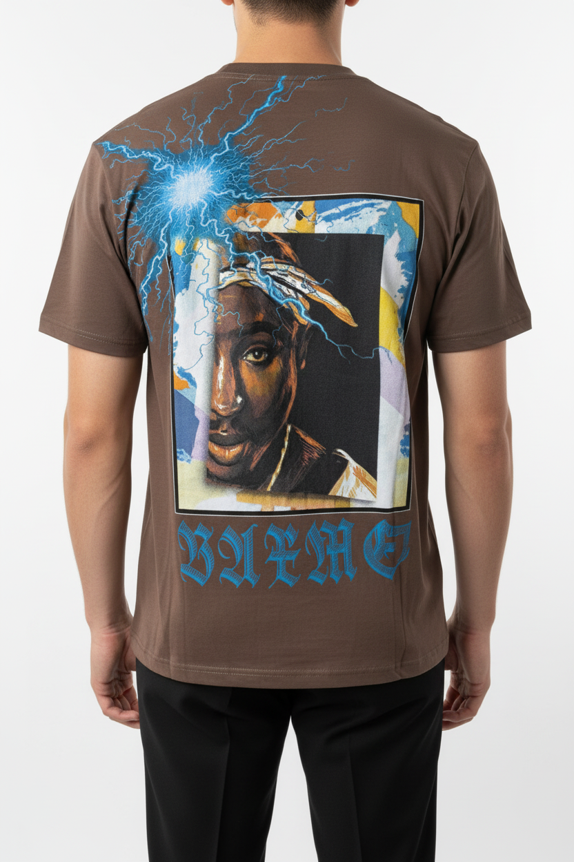 Camiseta Tupac negro