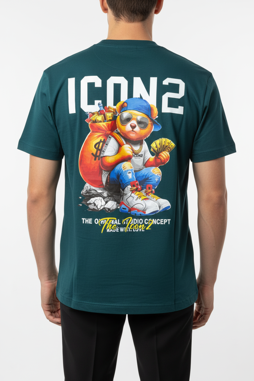 The ICON2 T-Shirt Petrol Green