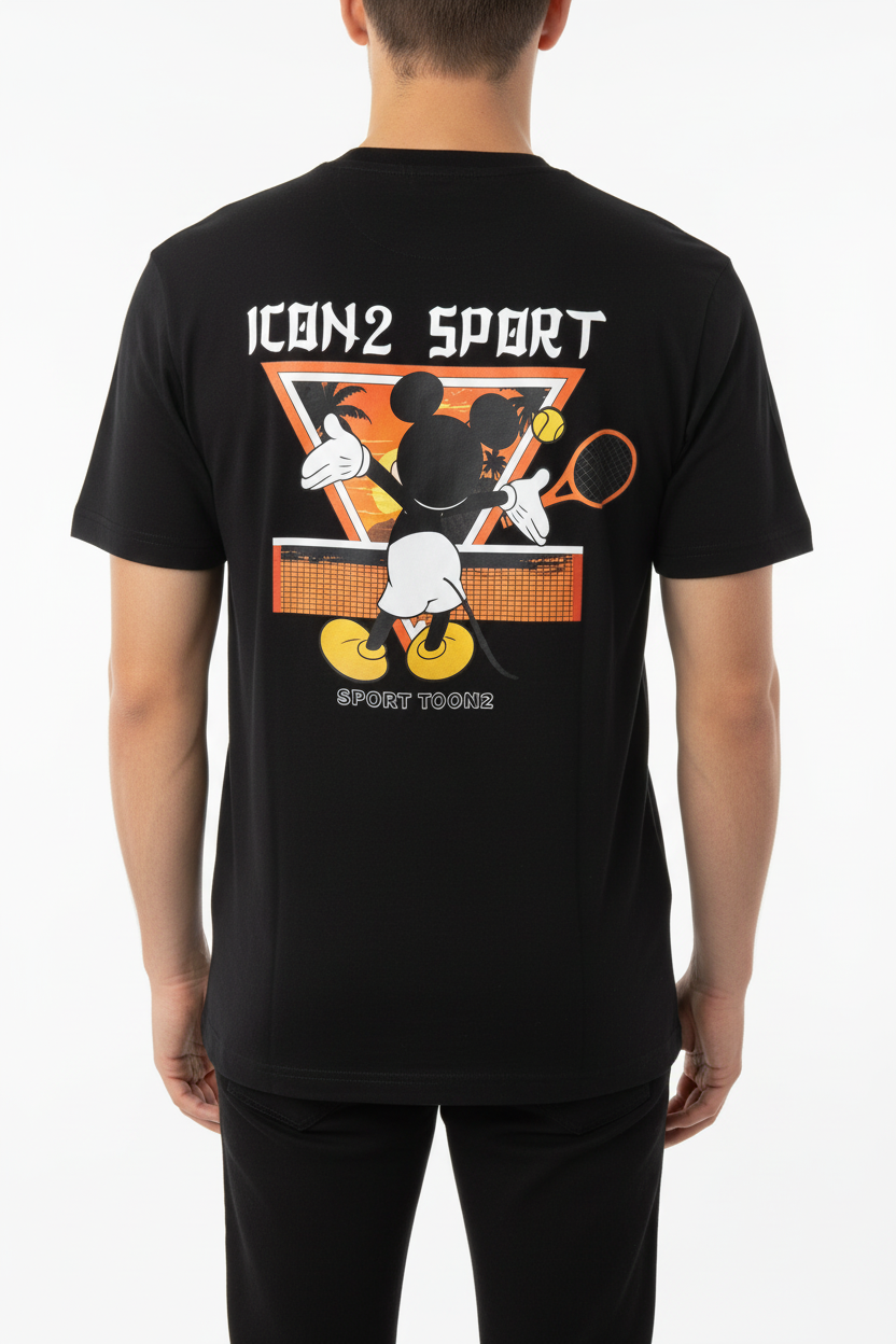 ICON2 SPORT T-Shirt Zwart