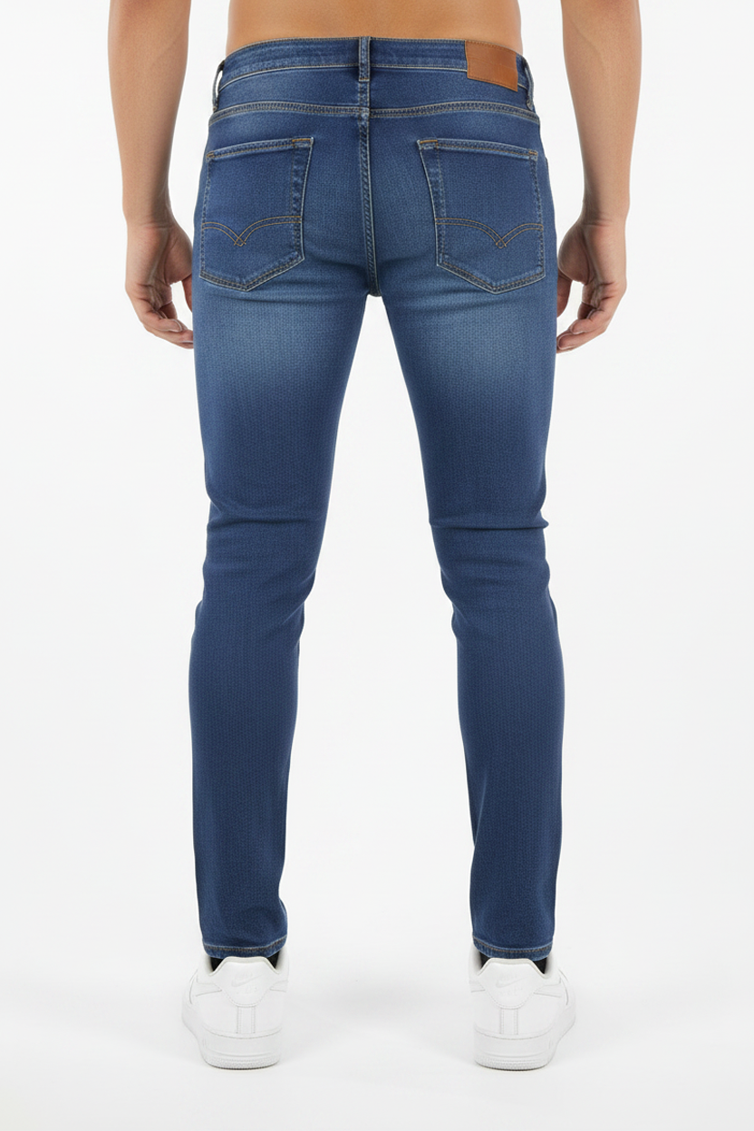 Vaqueros Lucca Slim Azul Marino